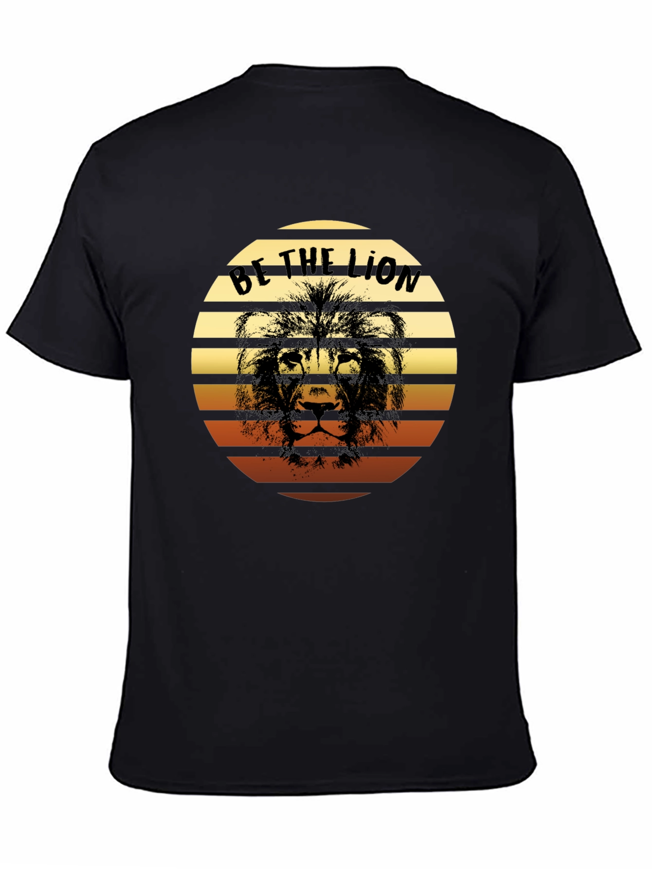 Be The Lion Graphic Tee - Retro Style