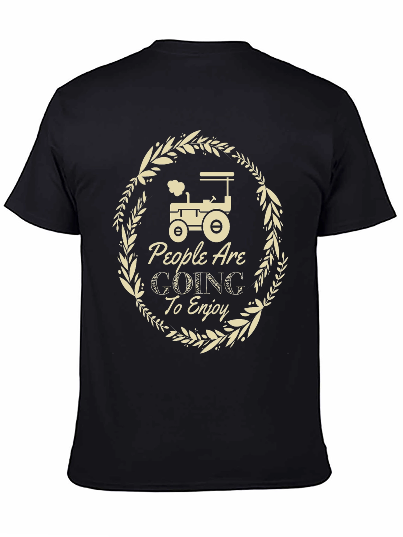 People Going To Enjoy Tractor Graphic Tee