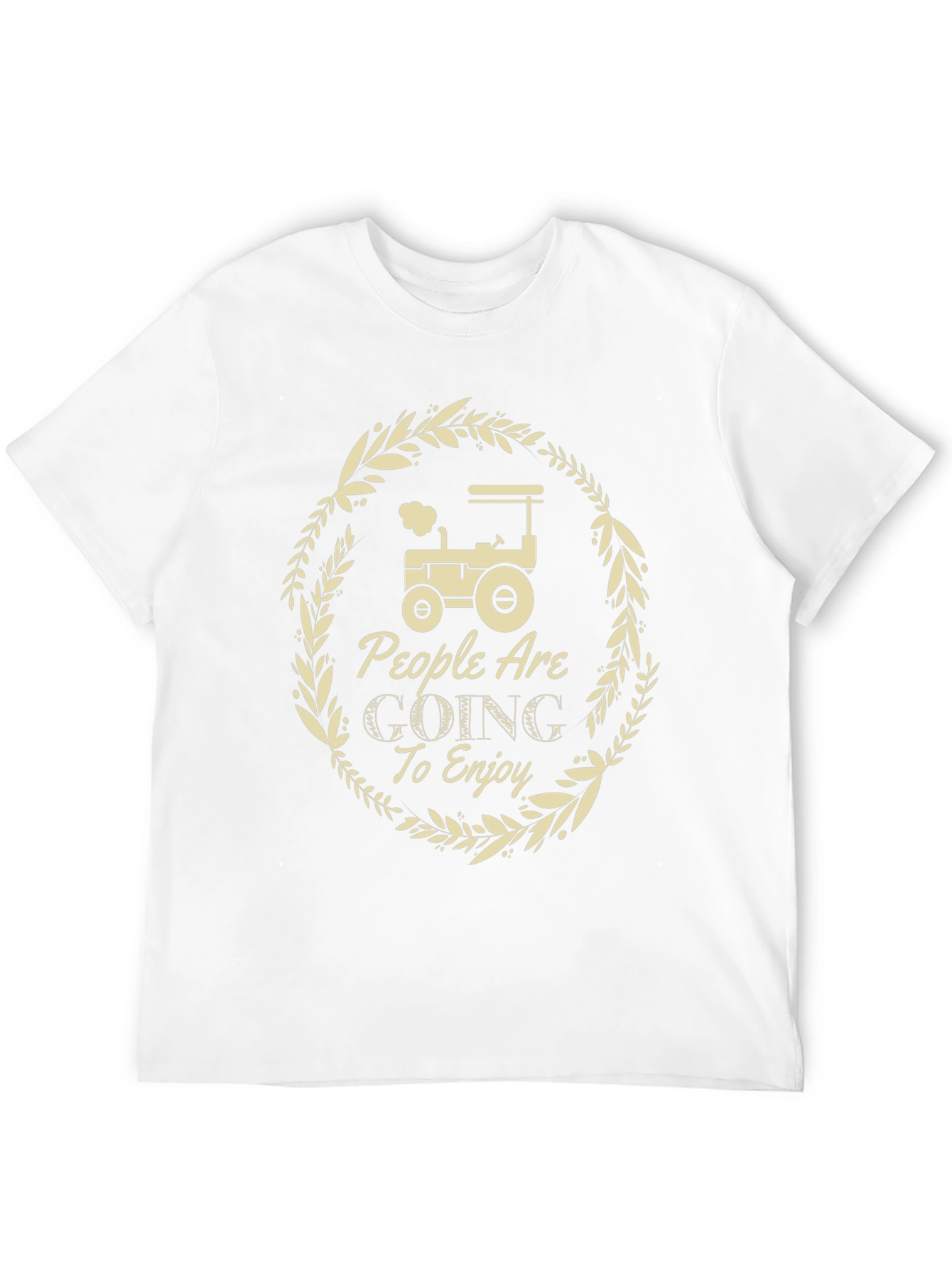 People Going To Enjoy Tractor Graphic Tee