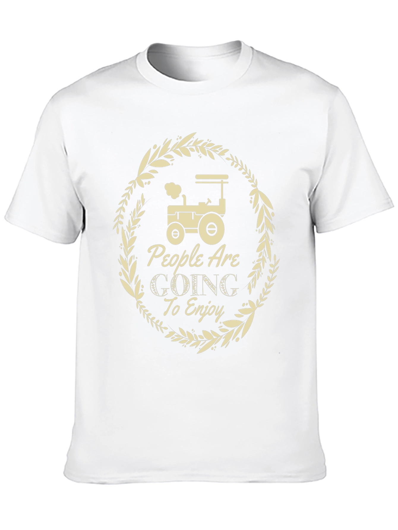 People Going To Enjoy Tractor Graphic Tee