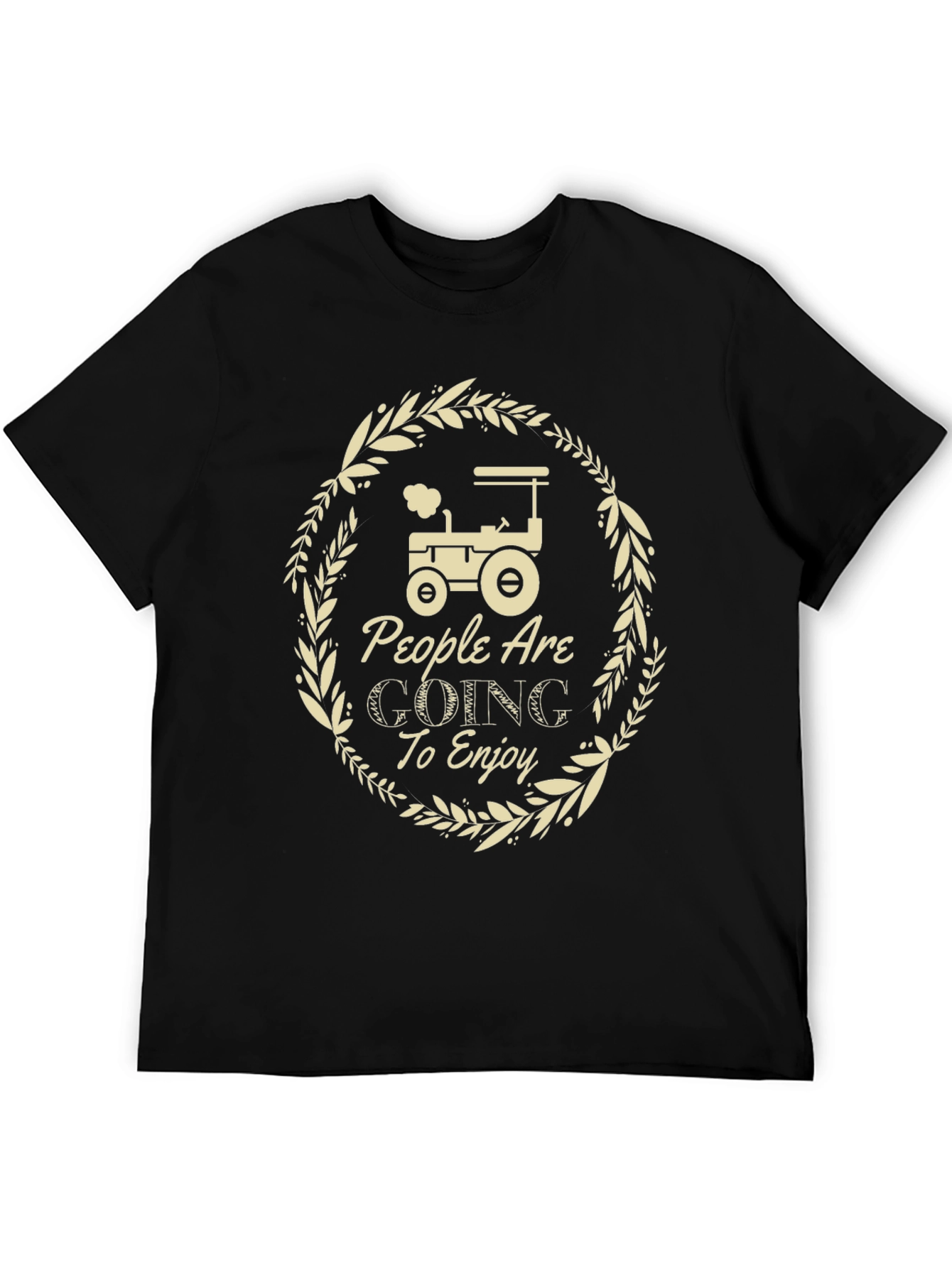 People Going To Enjoy Tractor Graphic Tee