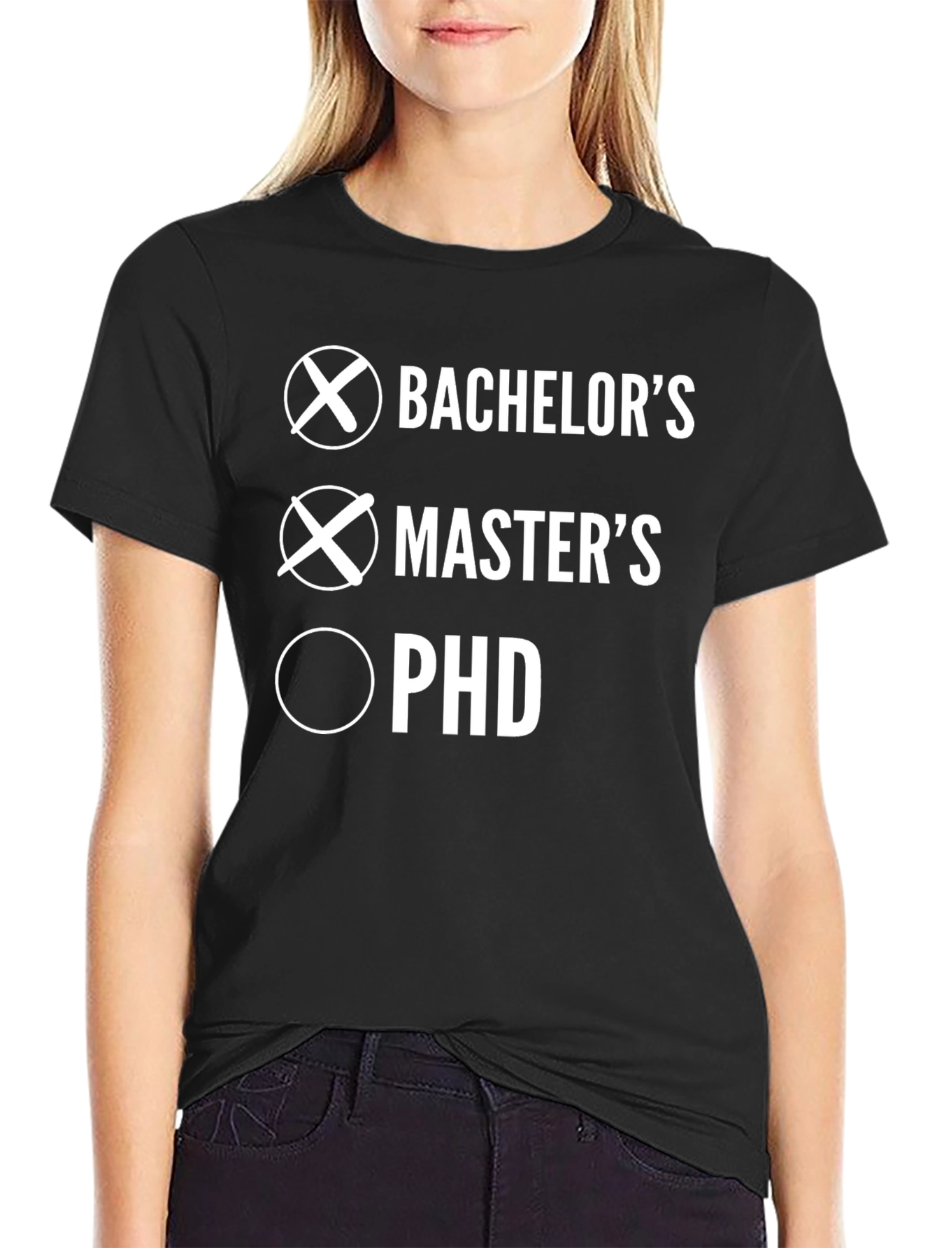Bachelors Masters Degree Funny Grad School T-Shirt