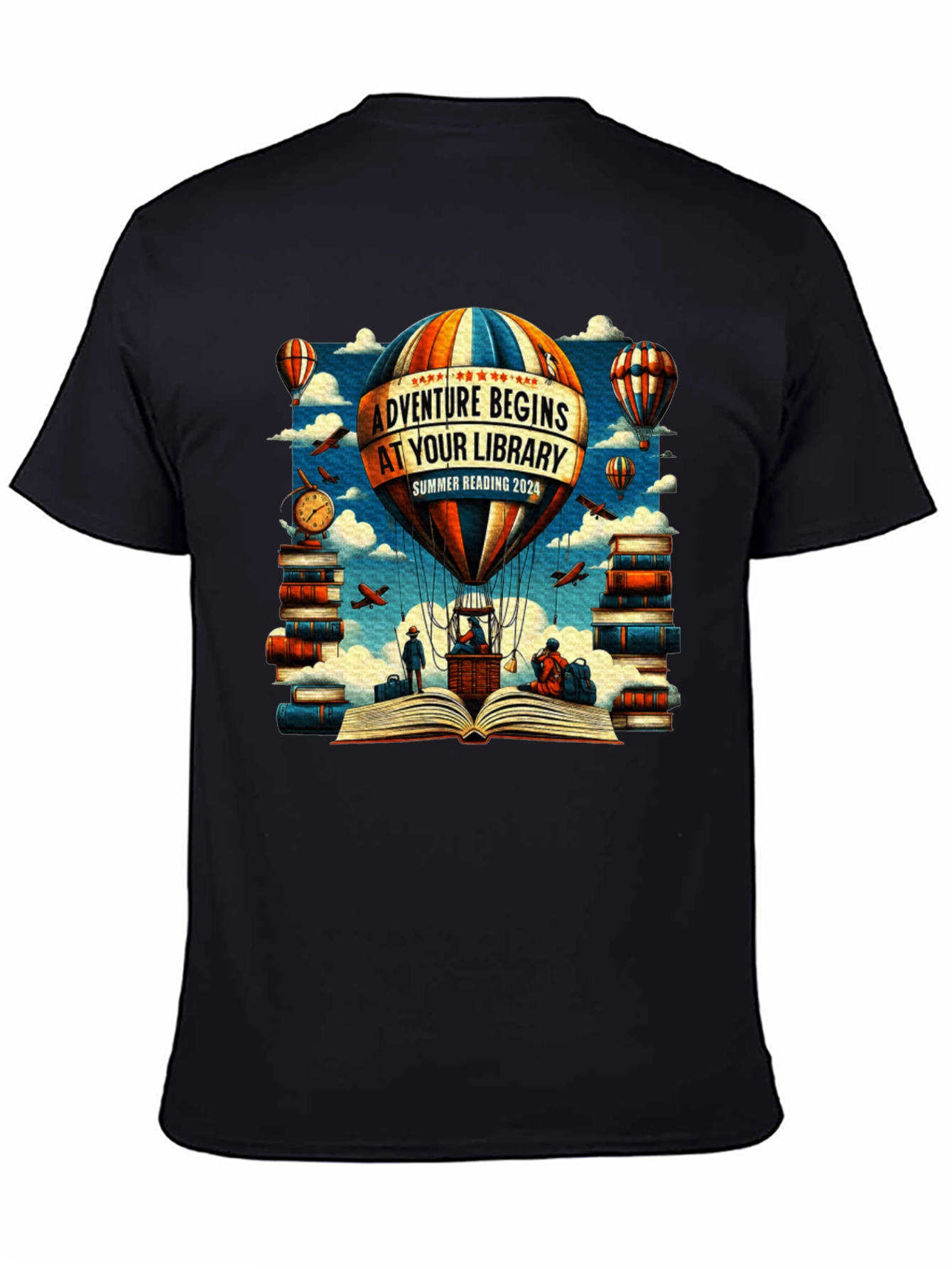 Adventure Begins At Your Library T-Shirt
