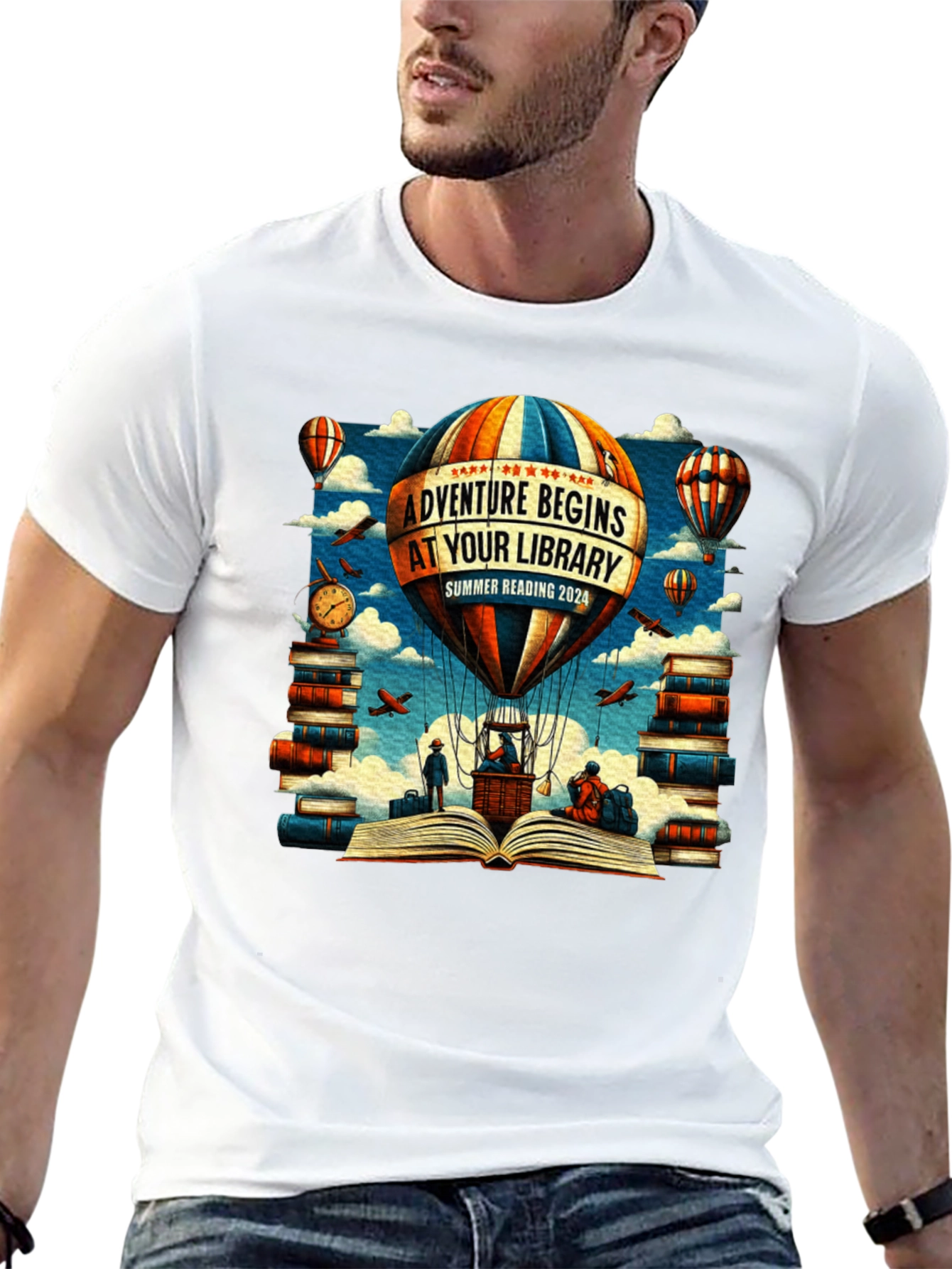 Adventure Begins At Your Library T-Shirt