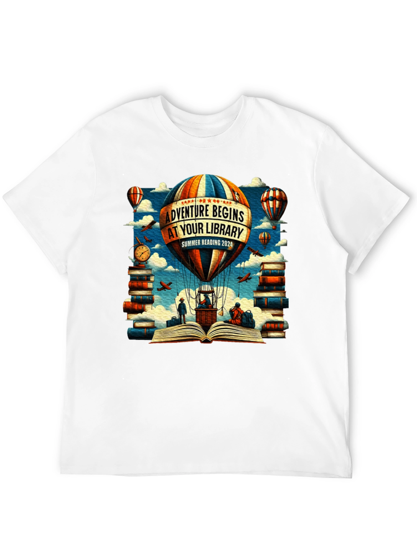 Adventure Begins At Your Library T-Shirt