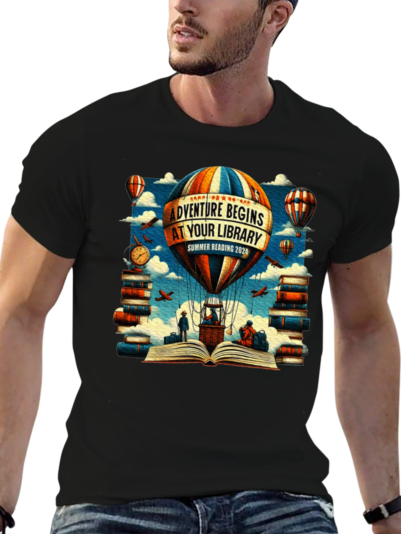 Adventure Begins At Your Library T-Shirt
