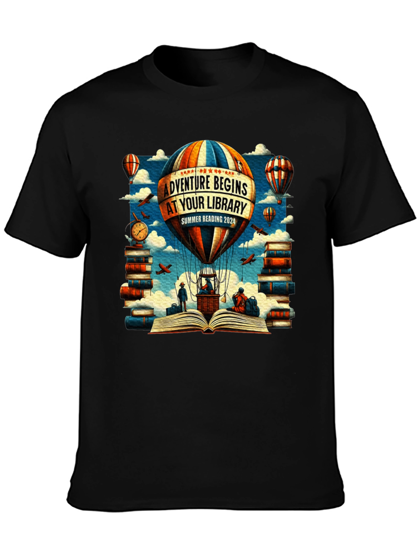 Adventure Begins At Your Library T-Shirt