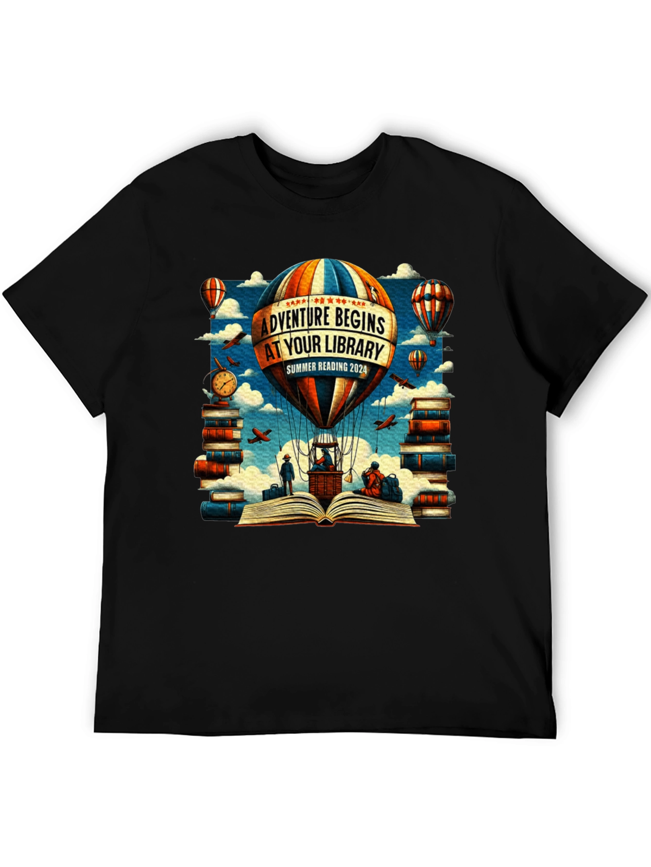 Adventure Begins At Your Library T-Shirt