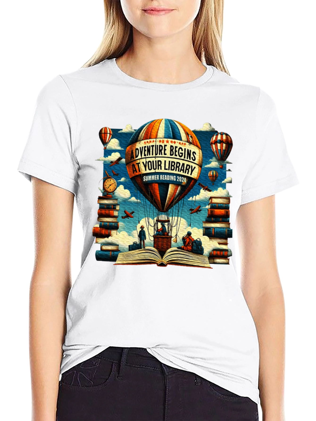 Adventure Begins At Your Library T-Shirt