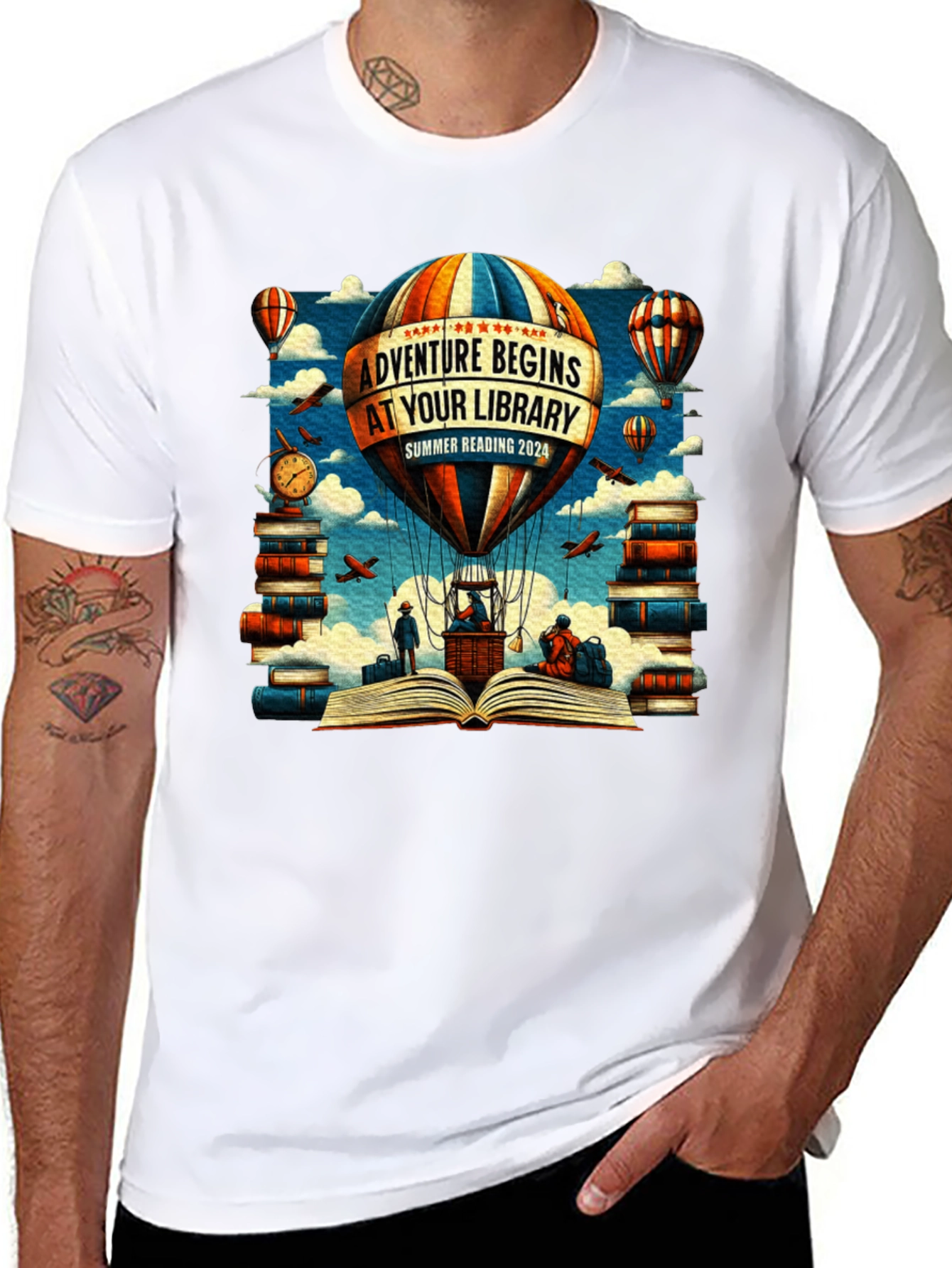Adventure Begins At Your Library T-Shirt