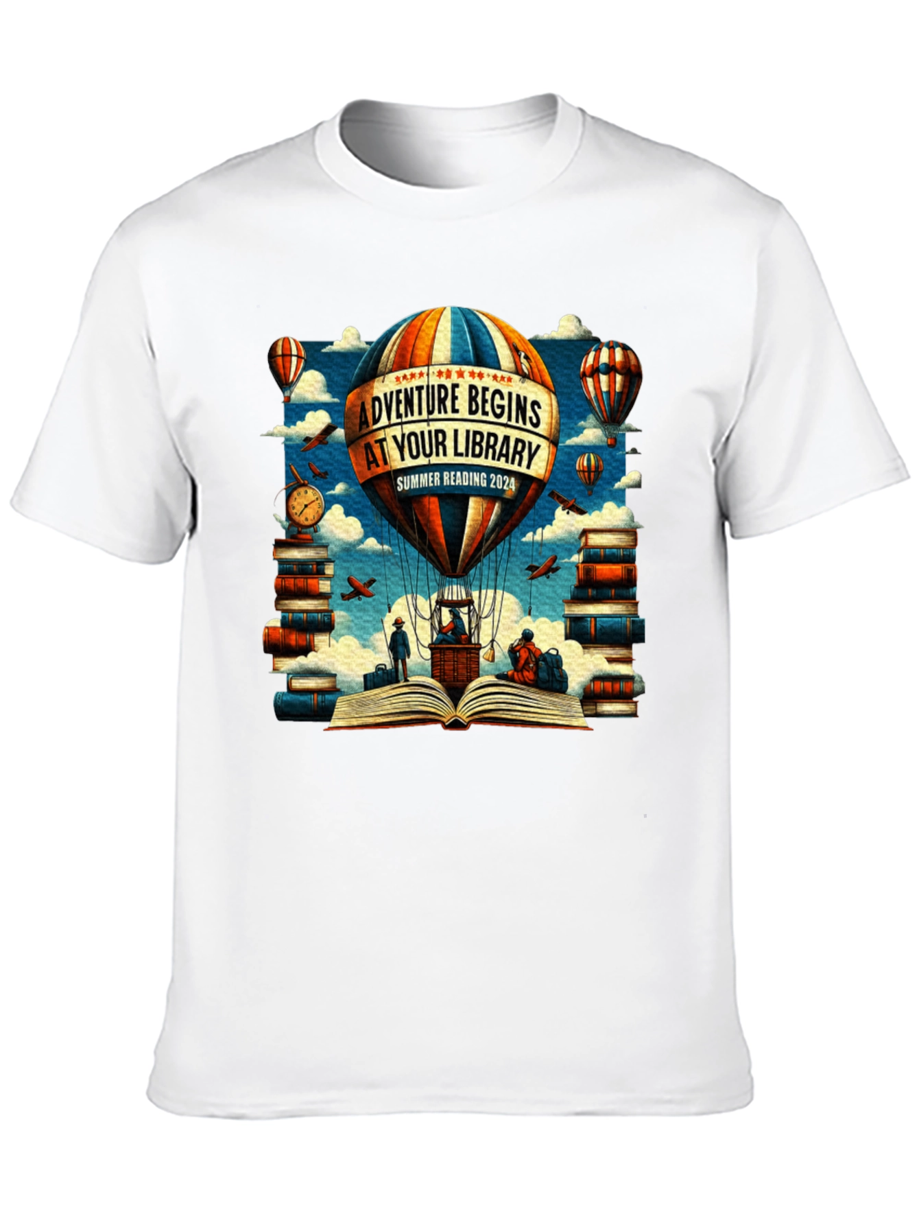 Adventure Begins At Your Library T-Shirt