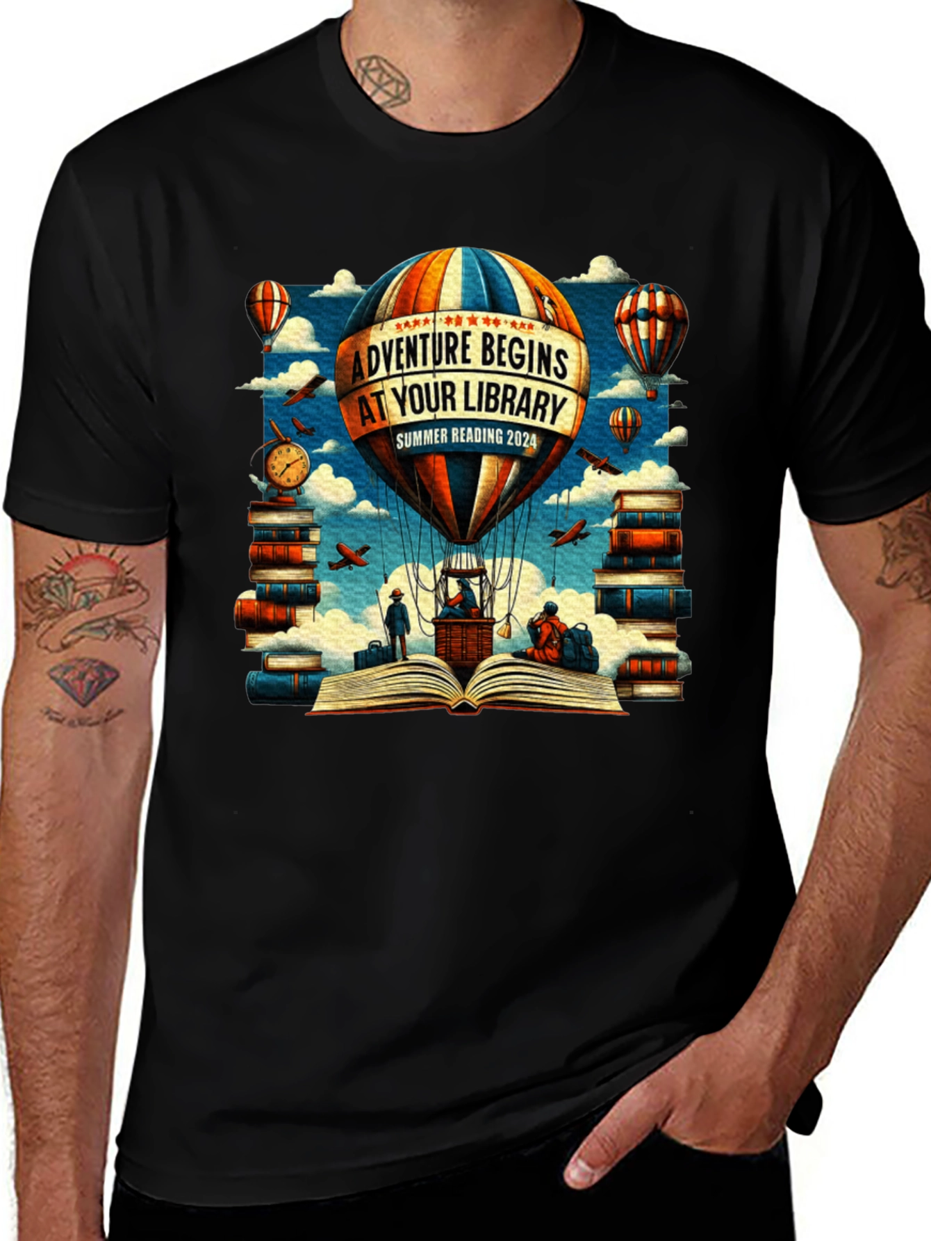 Adventure Begins At Your Library T-Shirt