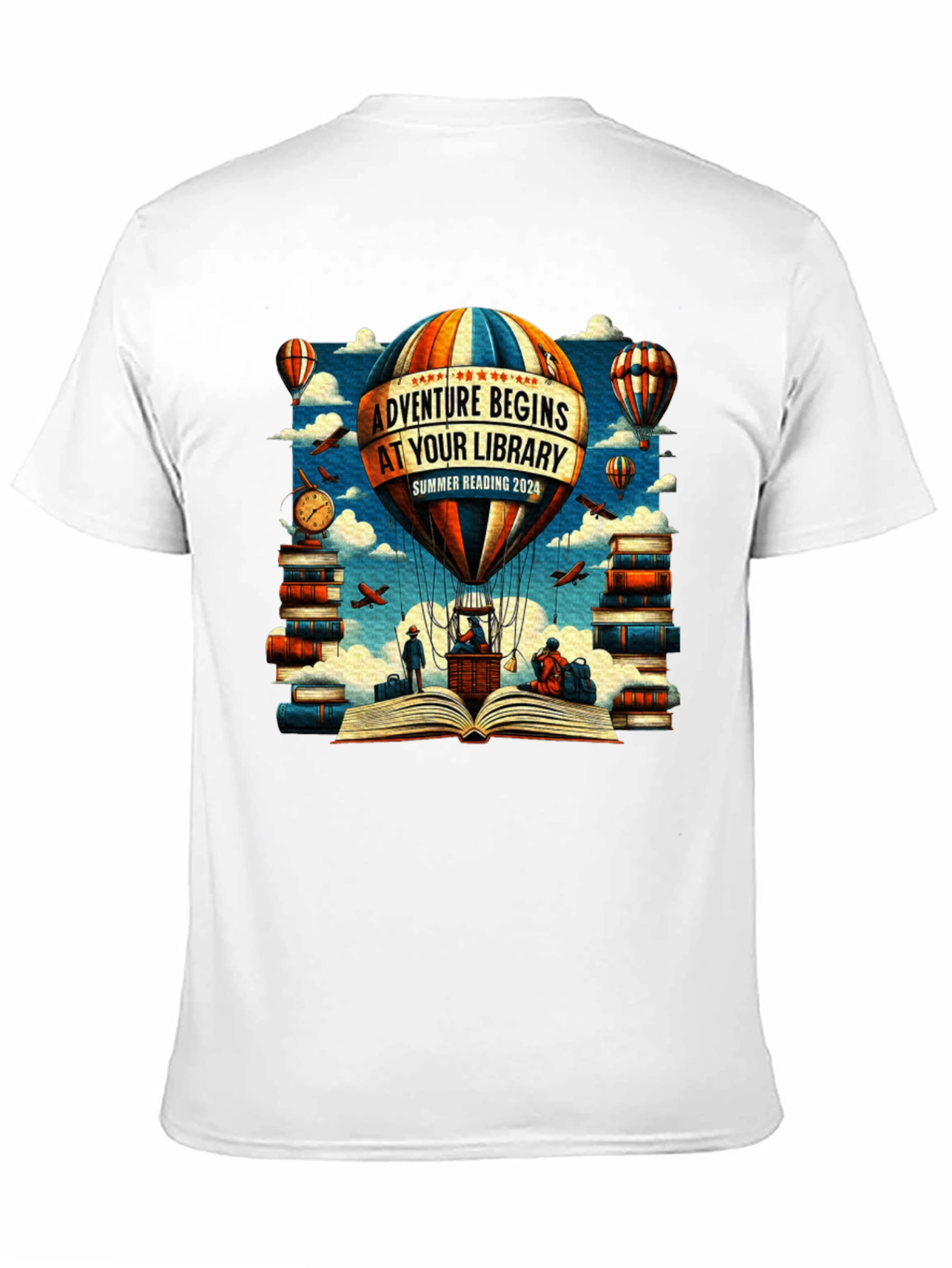 Adventure Begins At Your Library T-Shirt