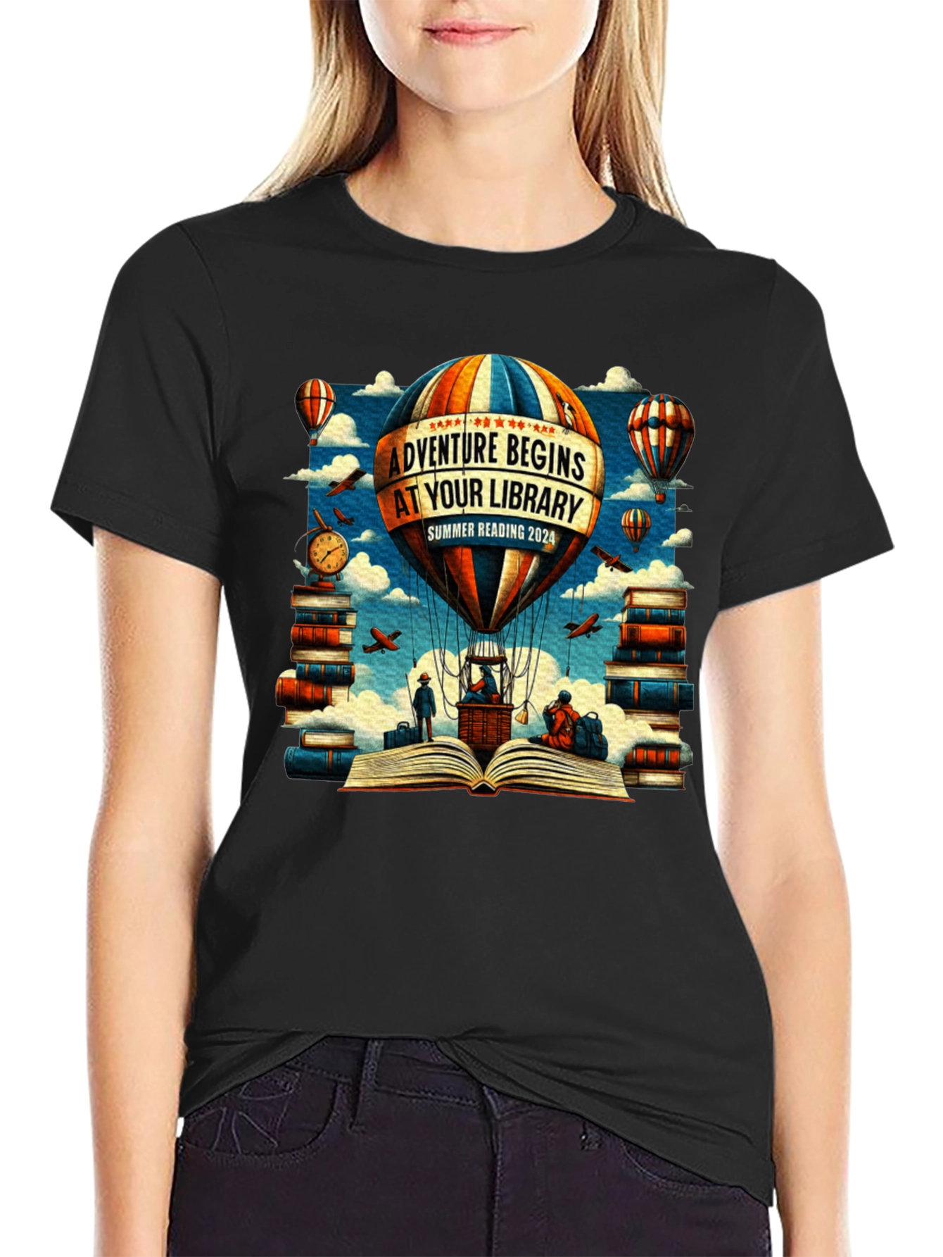 Adventure Begins At Your Library T-Shirt