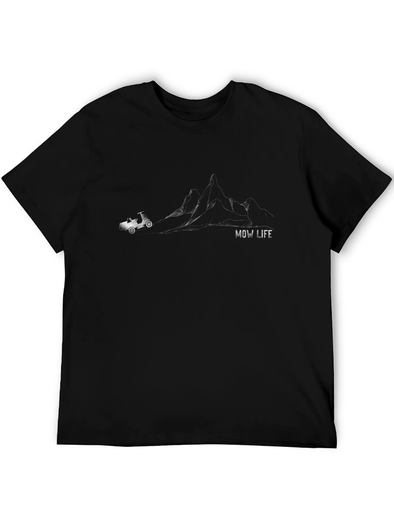 Mow Life Tee - Mountain Mowing Adventure T-Shirt