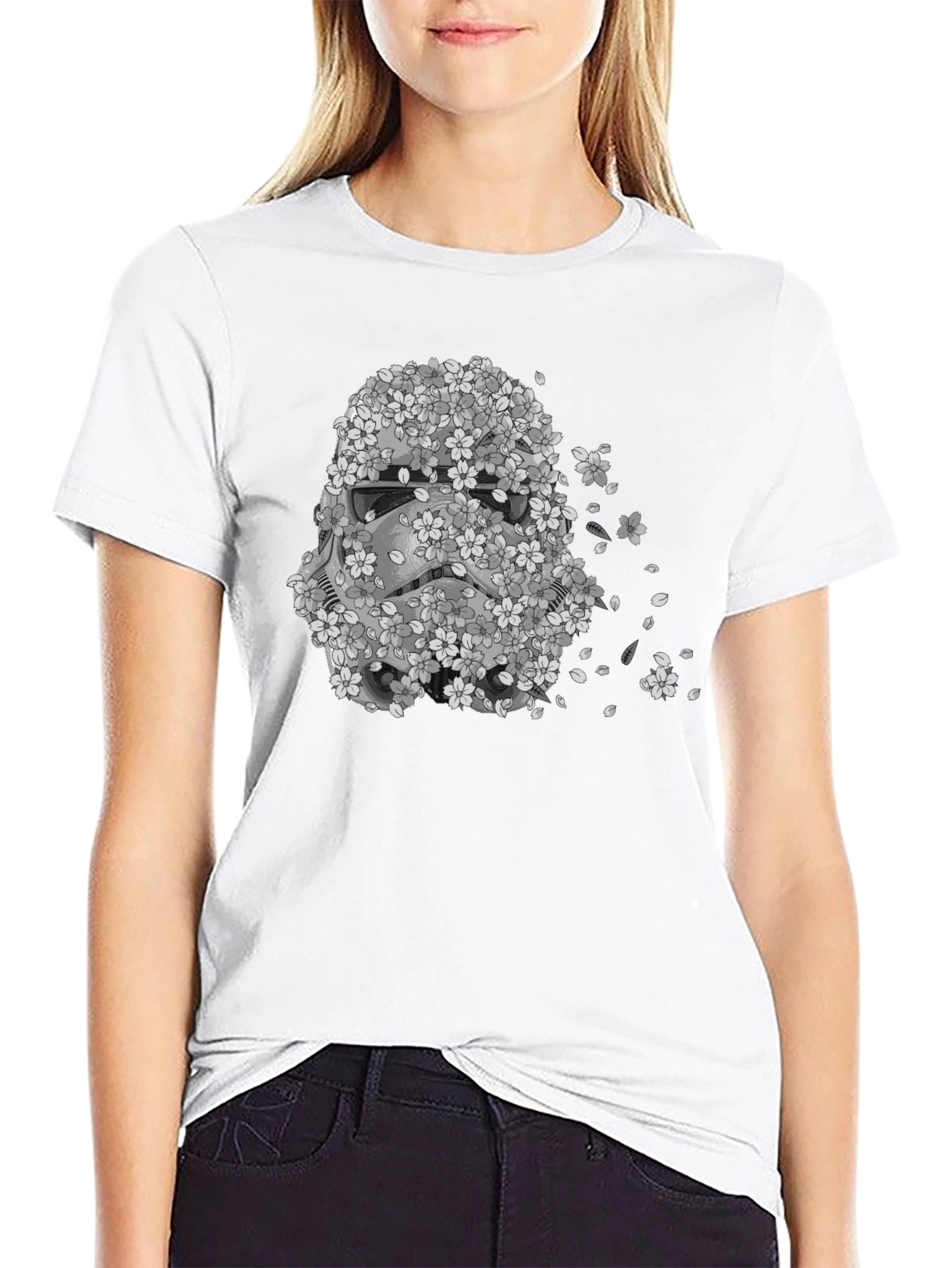 Stormtrooper Cherry Blossom T-Shirt