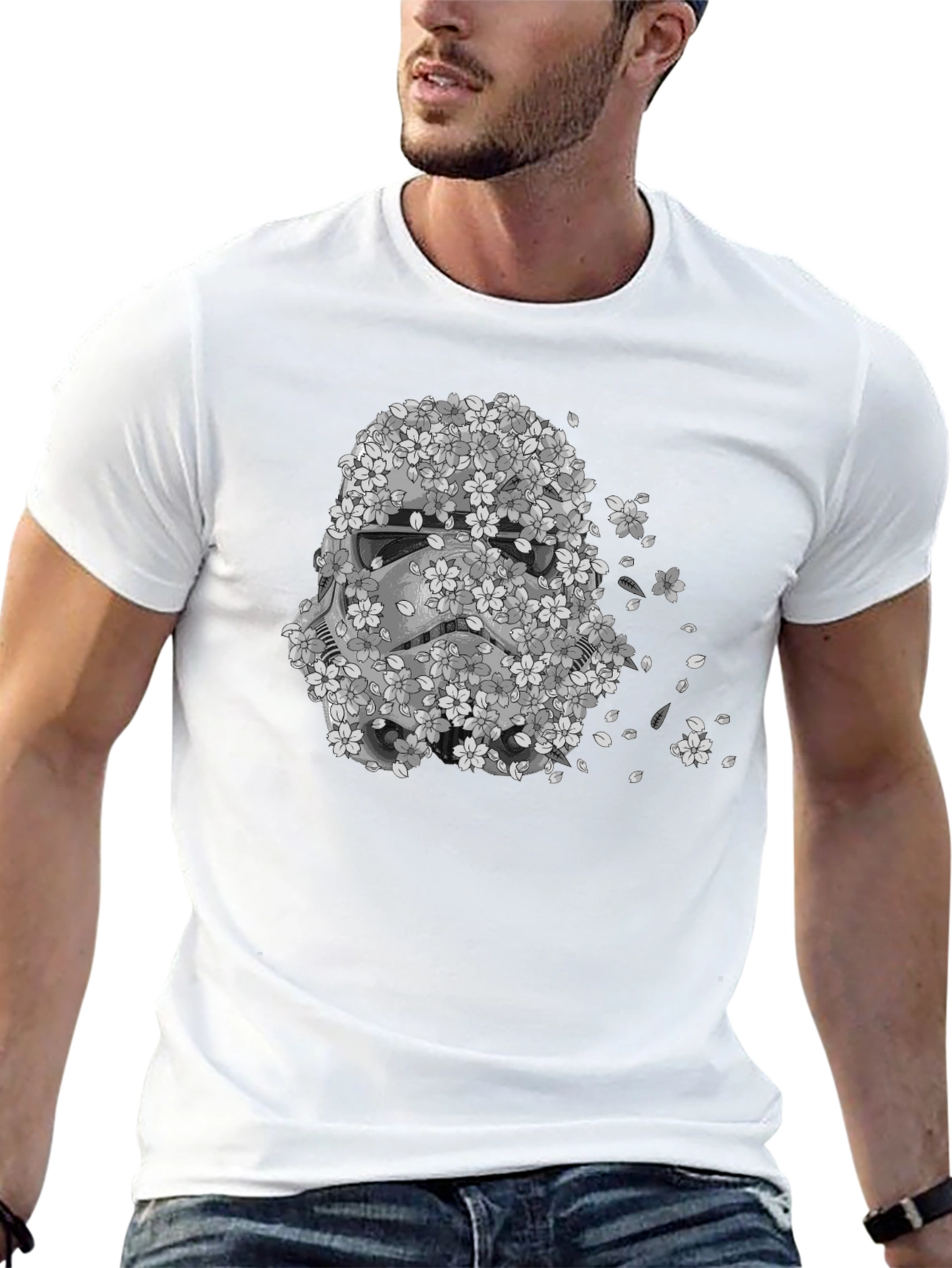 Stormtrooper Cherry Blossom T-Shirt