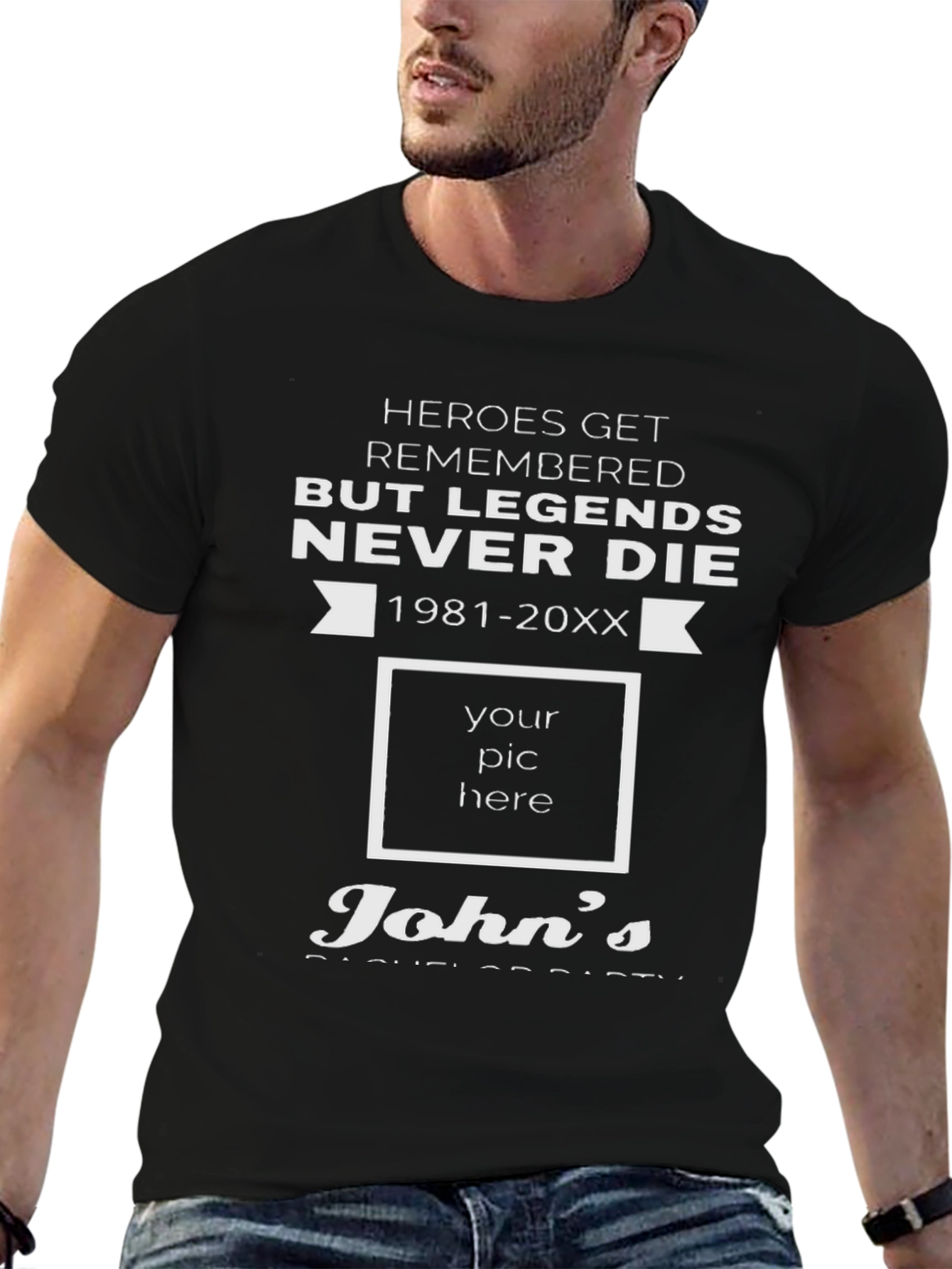 Legends Never Die Bachelor Party T-Shirt
