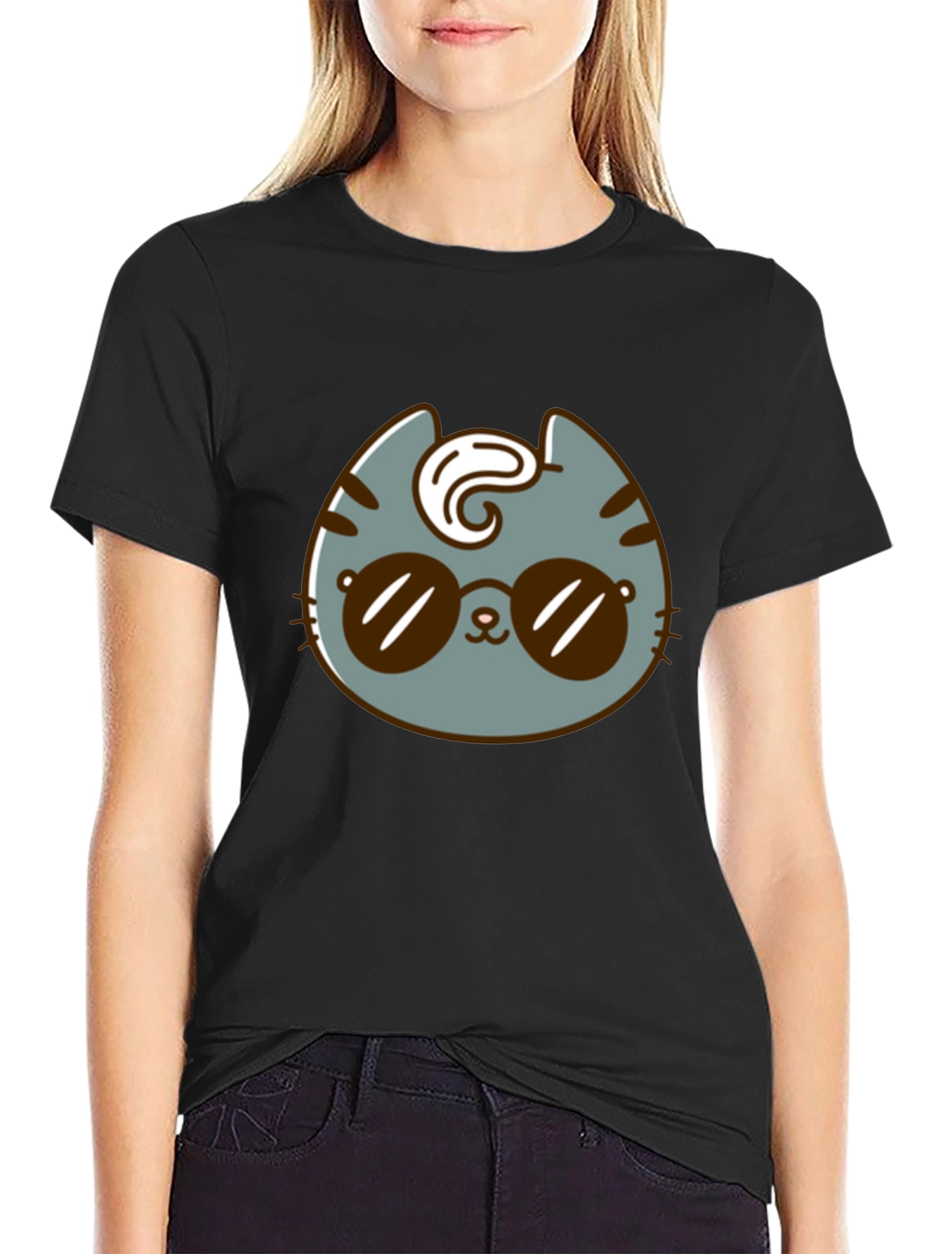 Cool Cat Tee - Funky Feline Graphic T-Shirt