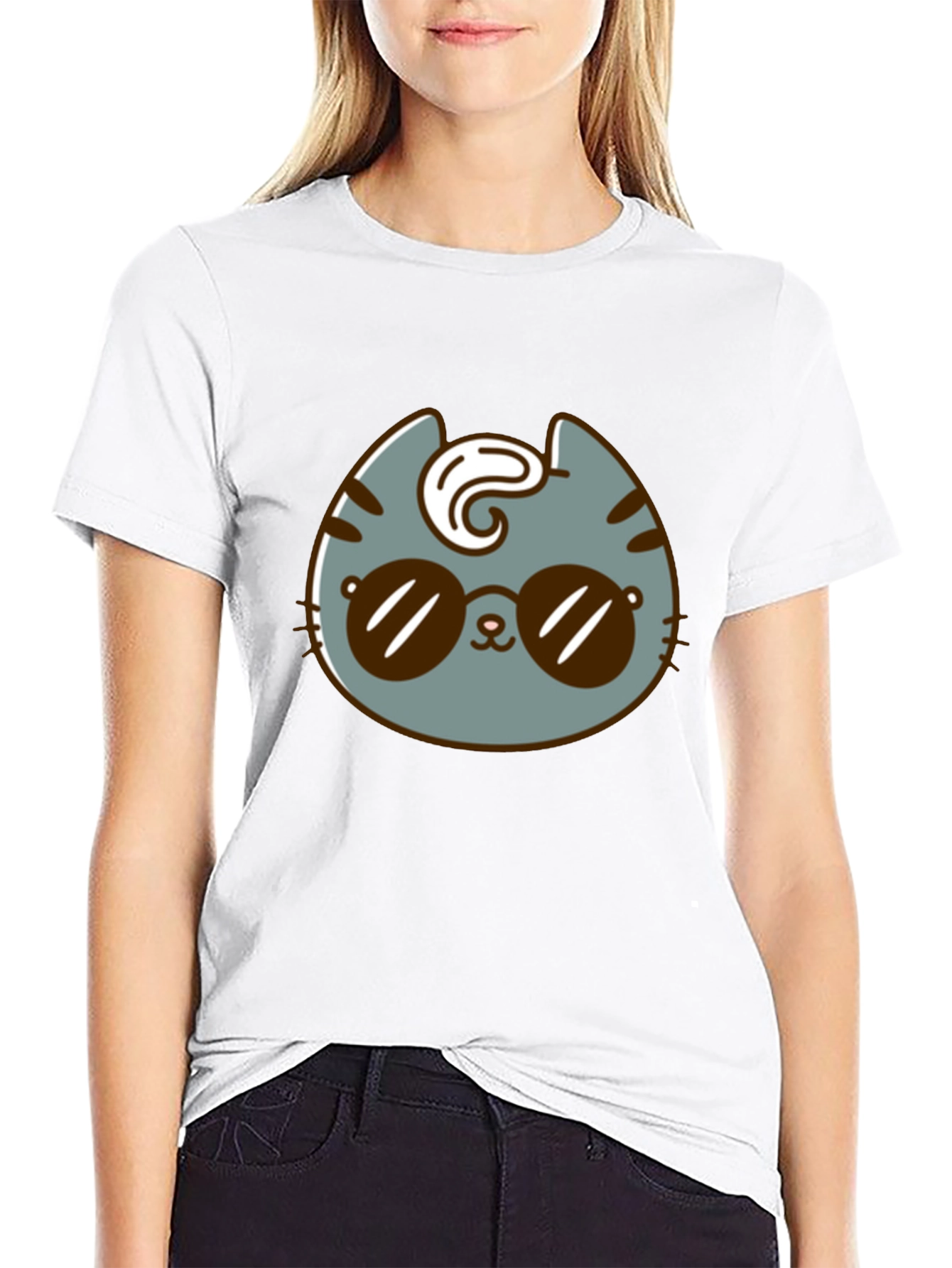 Cool Cat Tee - Funky Feline Graphic T-Shirt