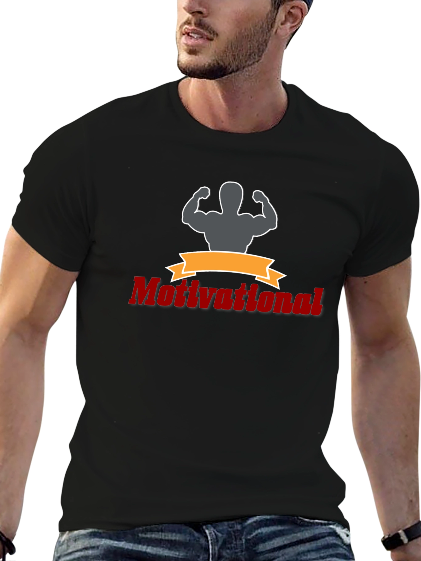 Motivational Gym Black T-Shirt