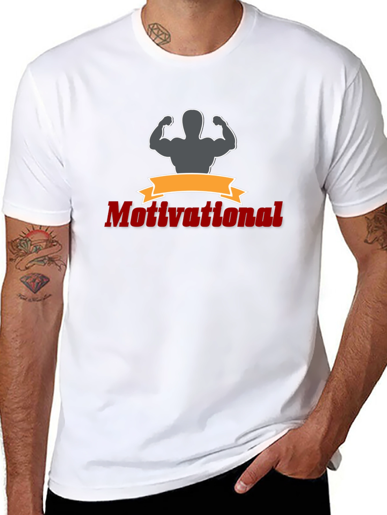 Motivational Gym Black T-Shirt