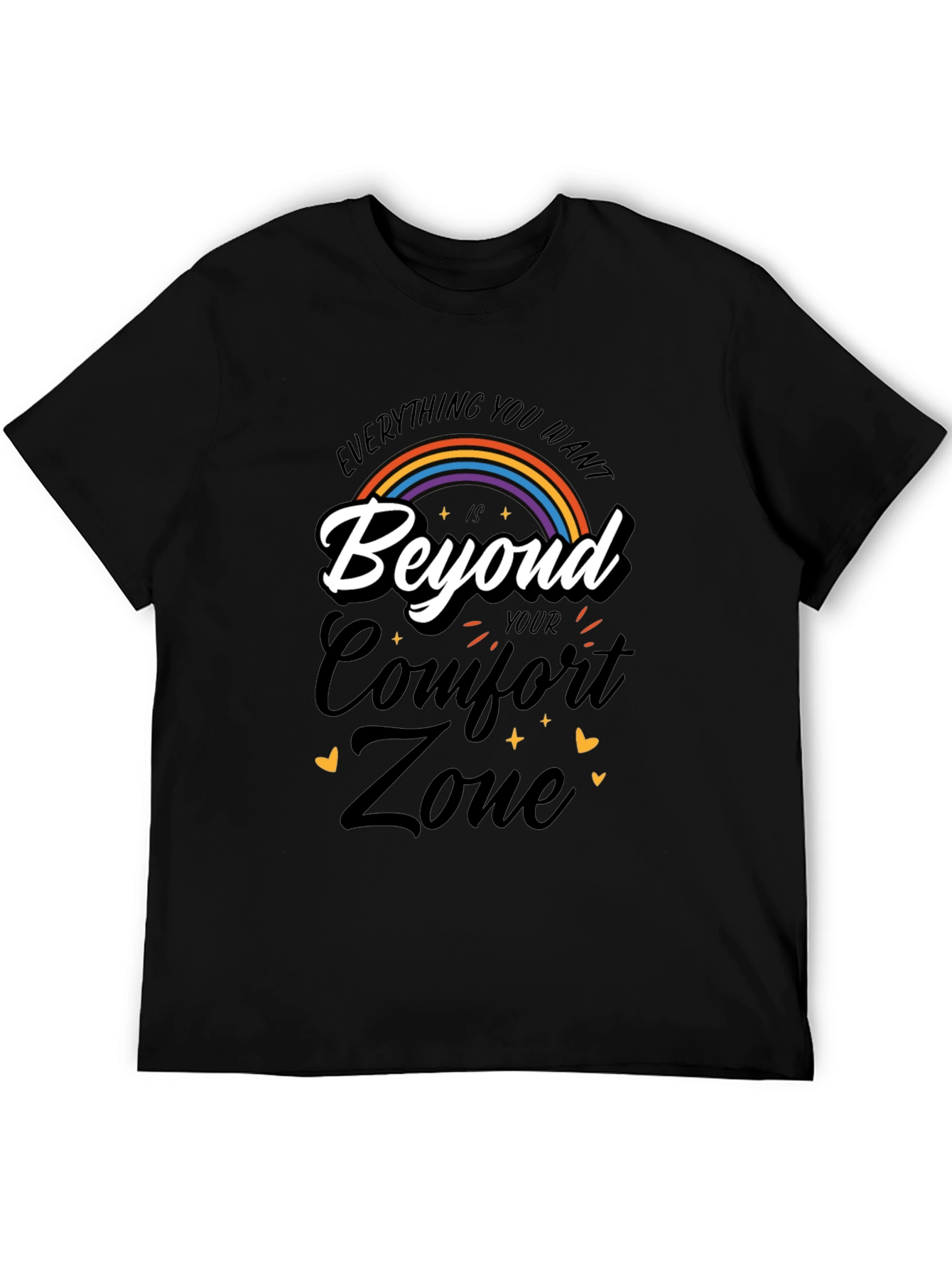 Inspirational Rainbow Comfort Zone T-Shirt