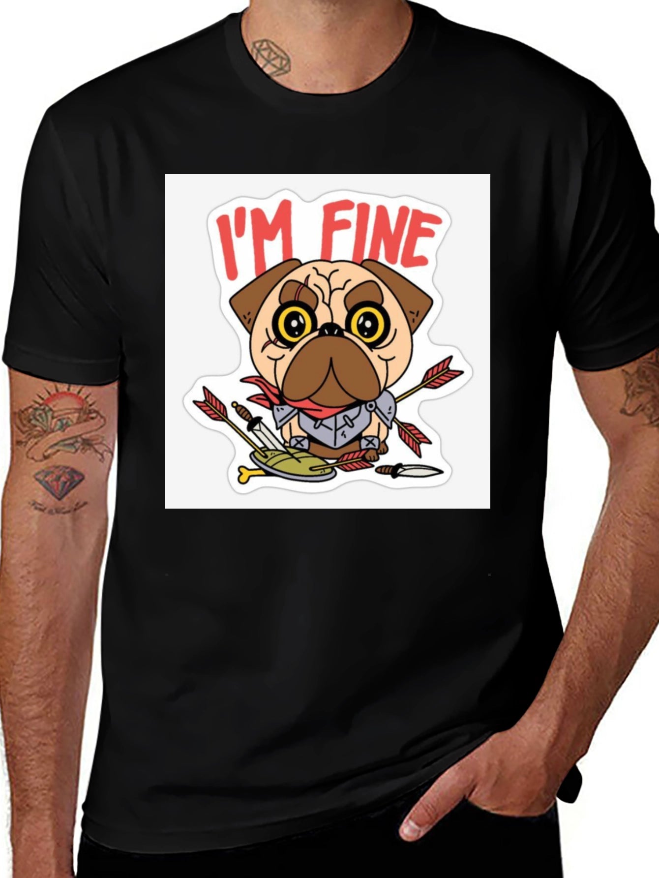 Im Fine Pug T-Shirt