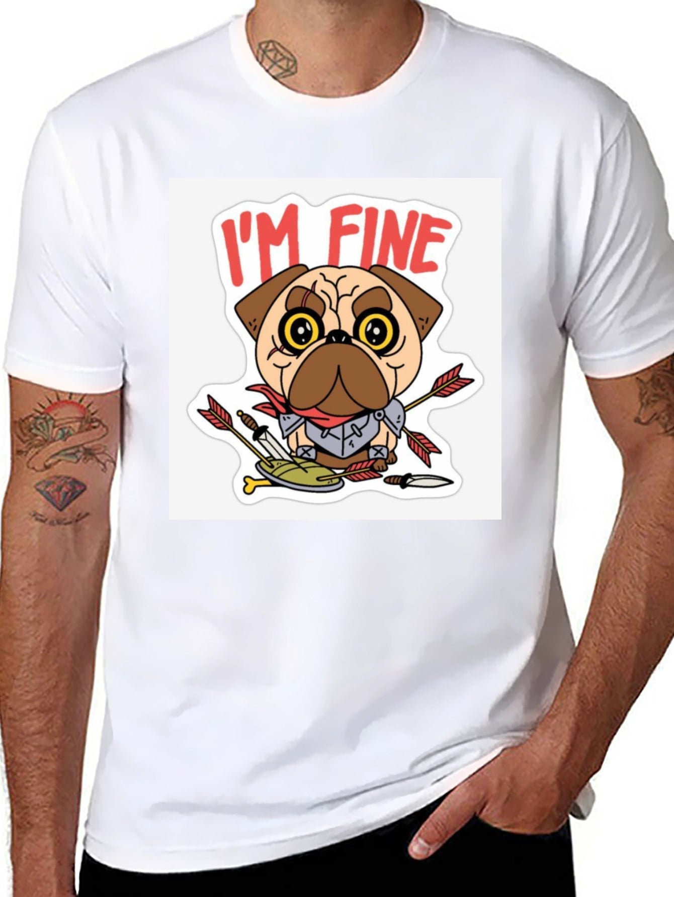 Im Fine Pug T-Shirt