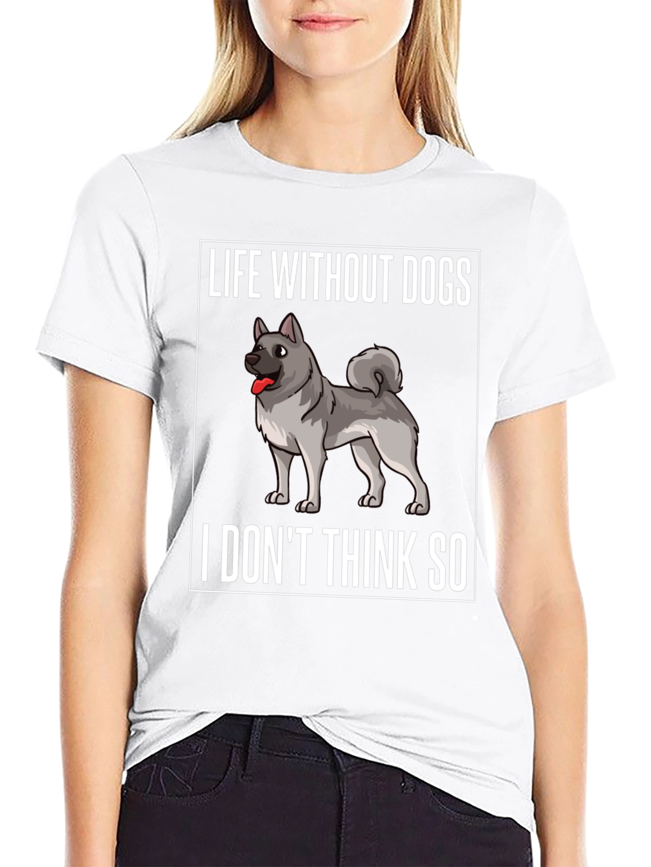 Life Without Dogs Funny Graphic Tee