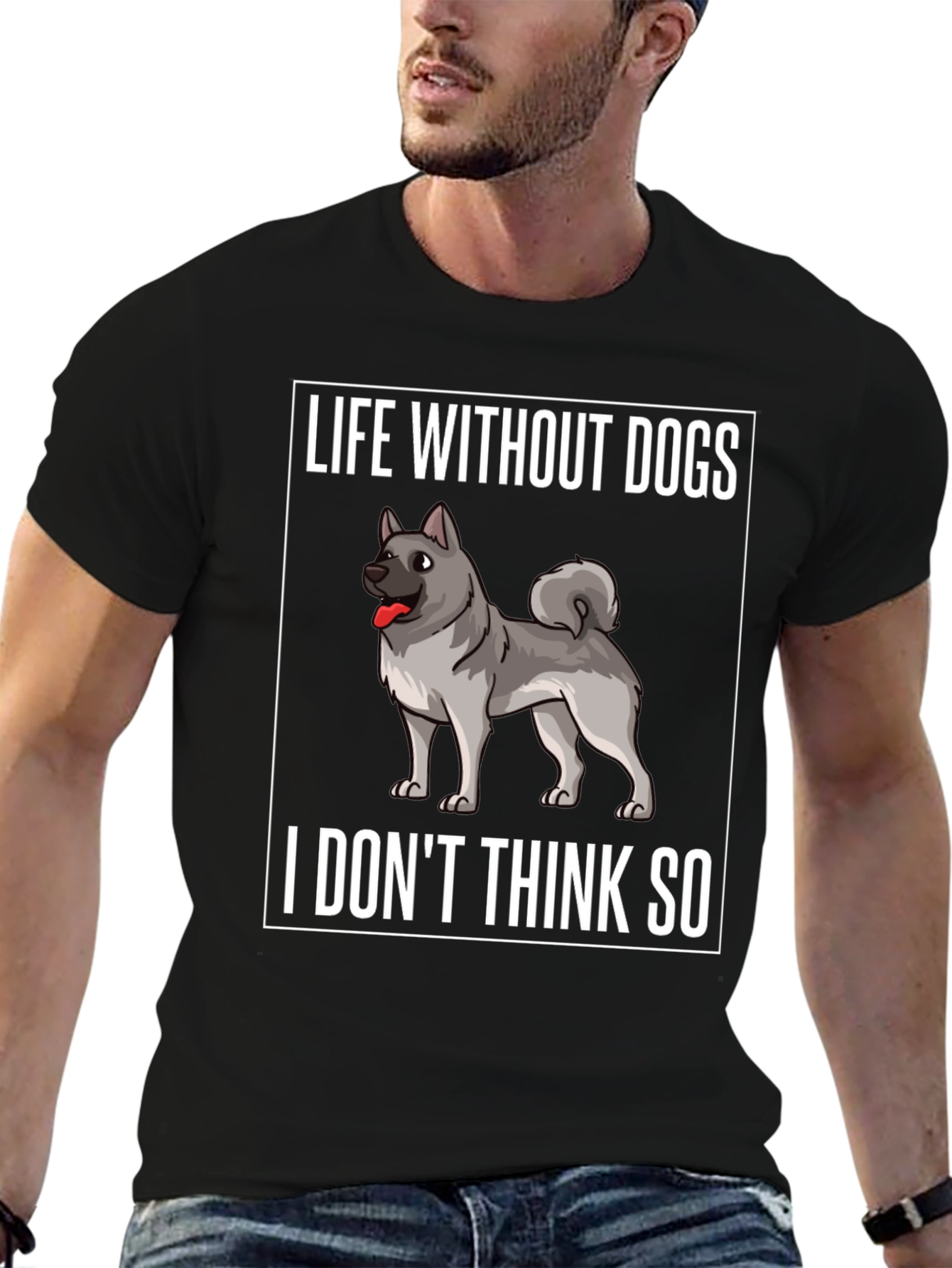 Life Without Dogs Funny Graphic Tee