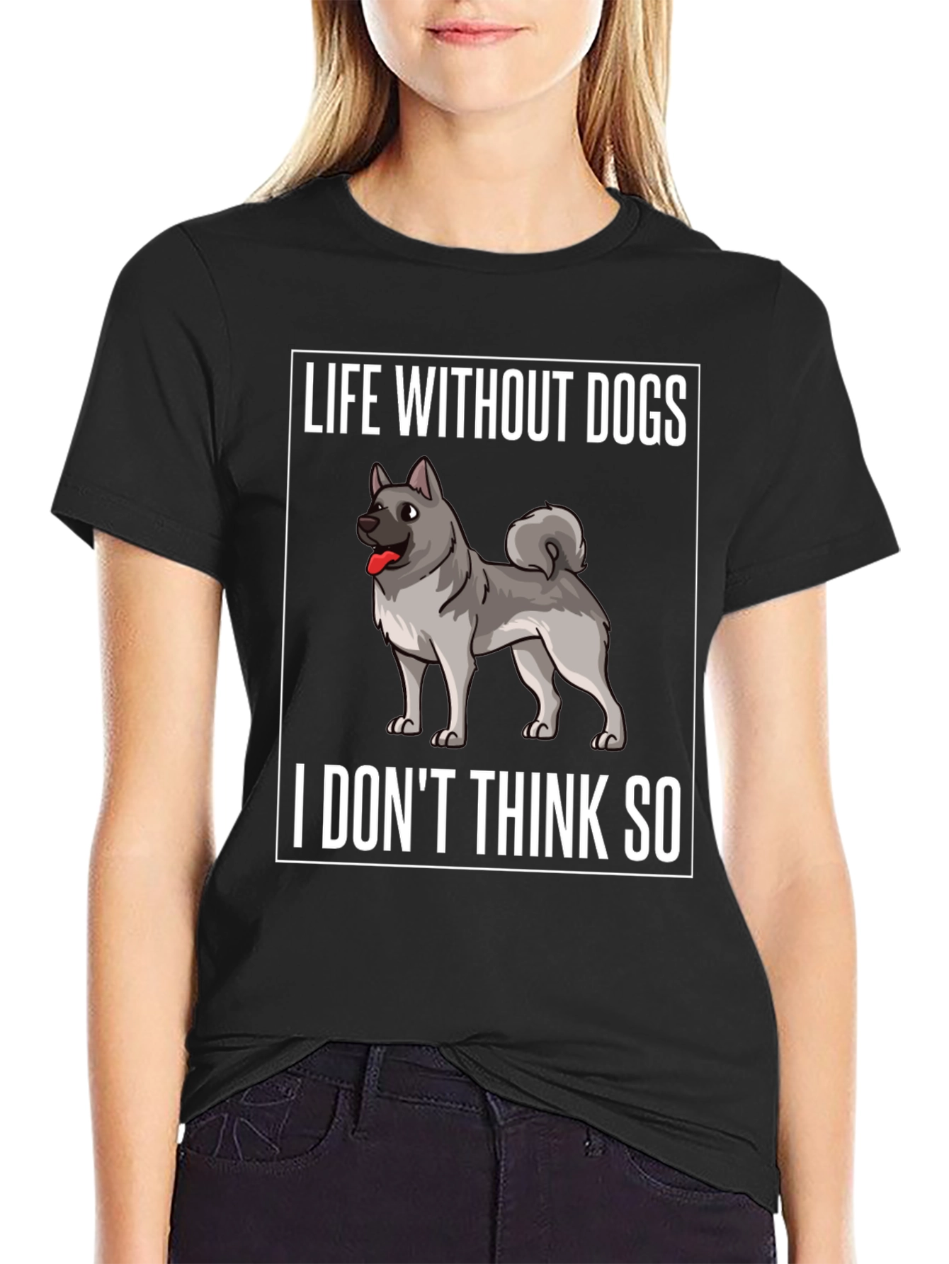 Life Without Dogs Funny Graphic Tee