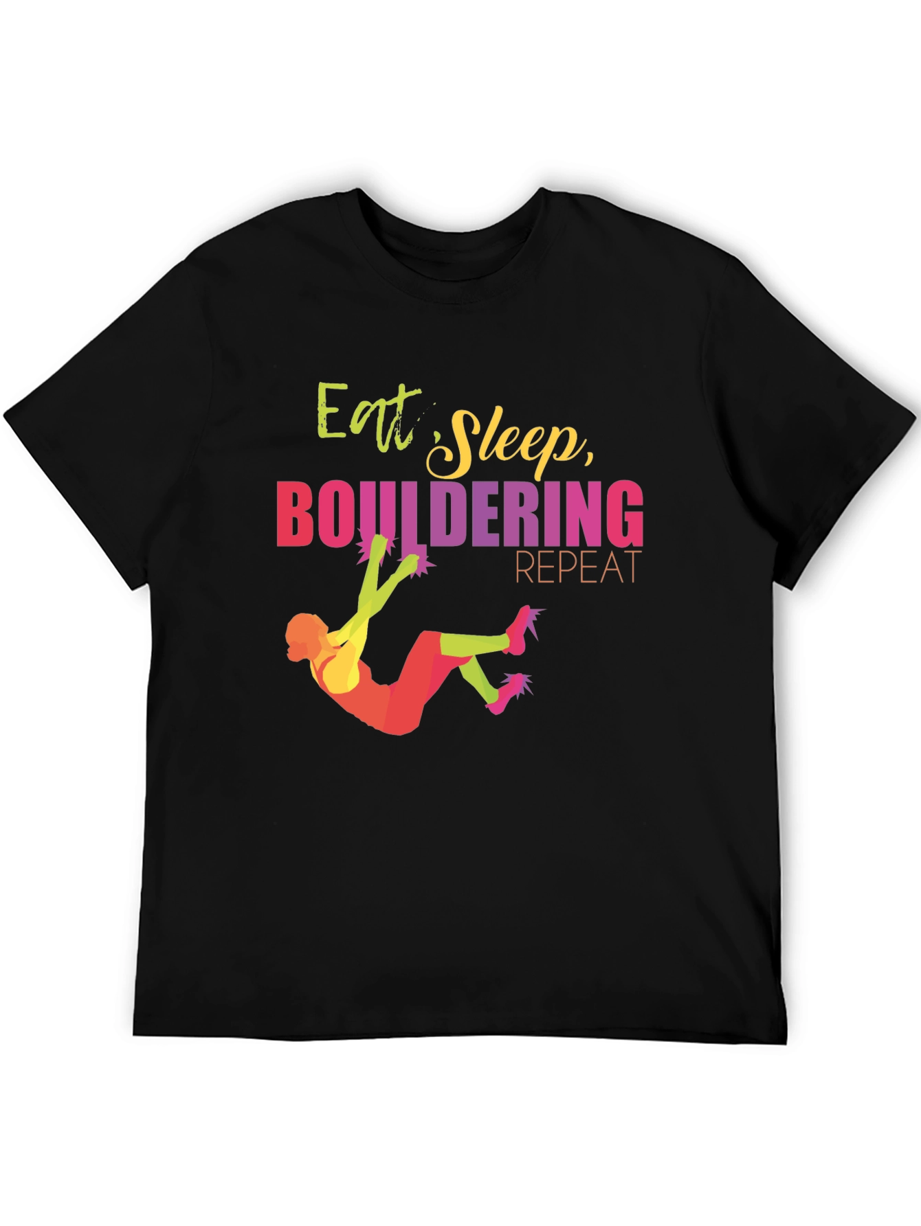 Eat Sleep Bouldering T-Shirt - Climbing Apparel