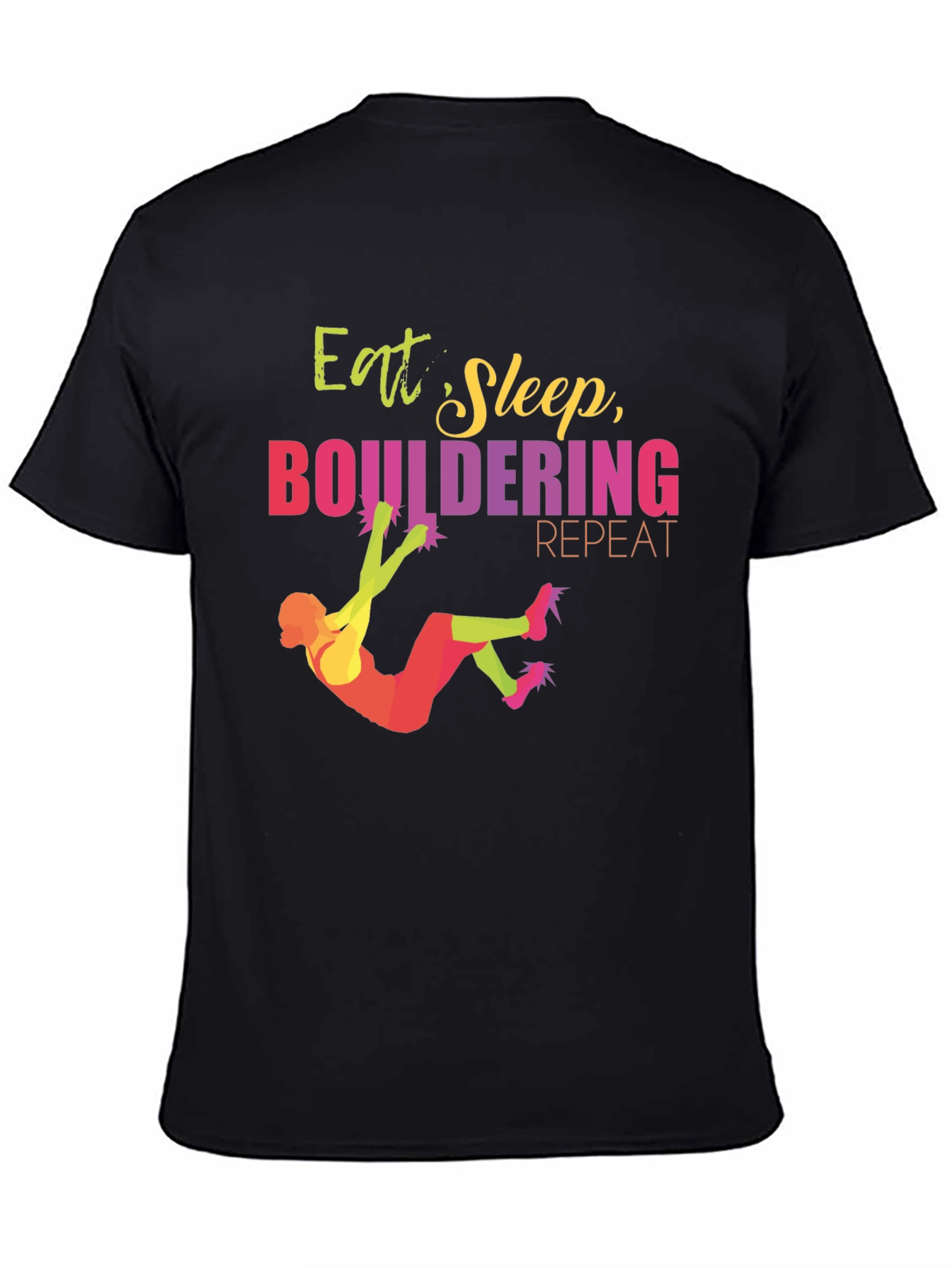 Eat Sleep Bouldering T-Shirt - Climbing Apparel