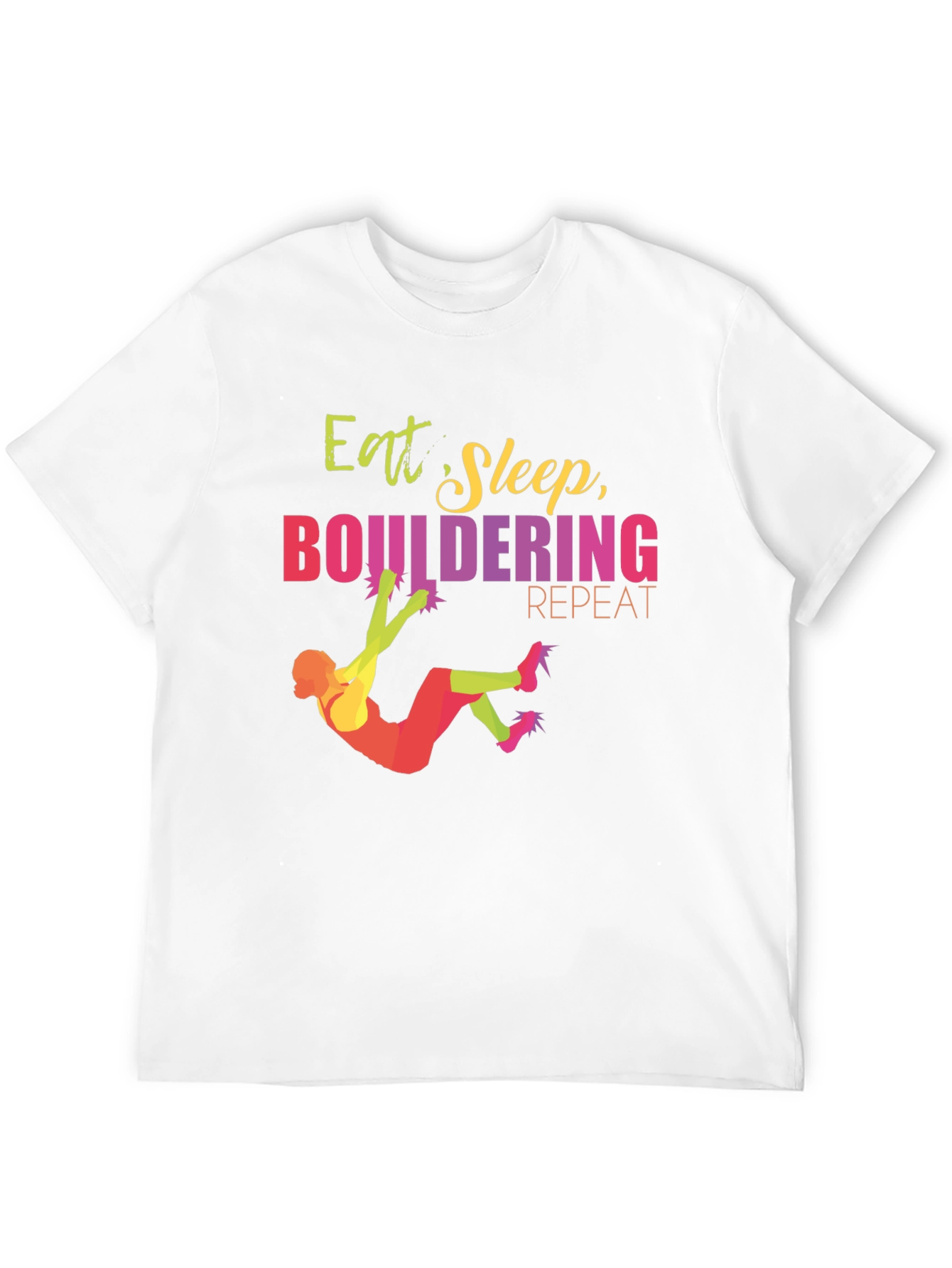 Eat Sleep Bouldering T-Shirt - Climbing Apparel