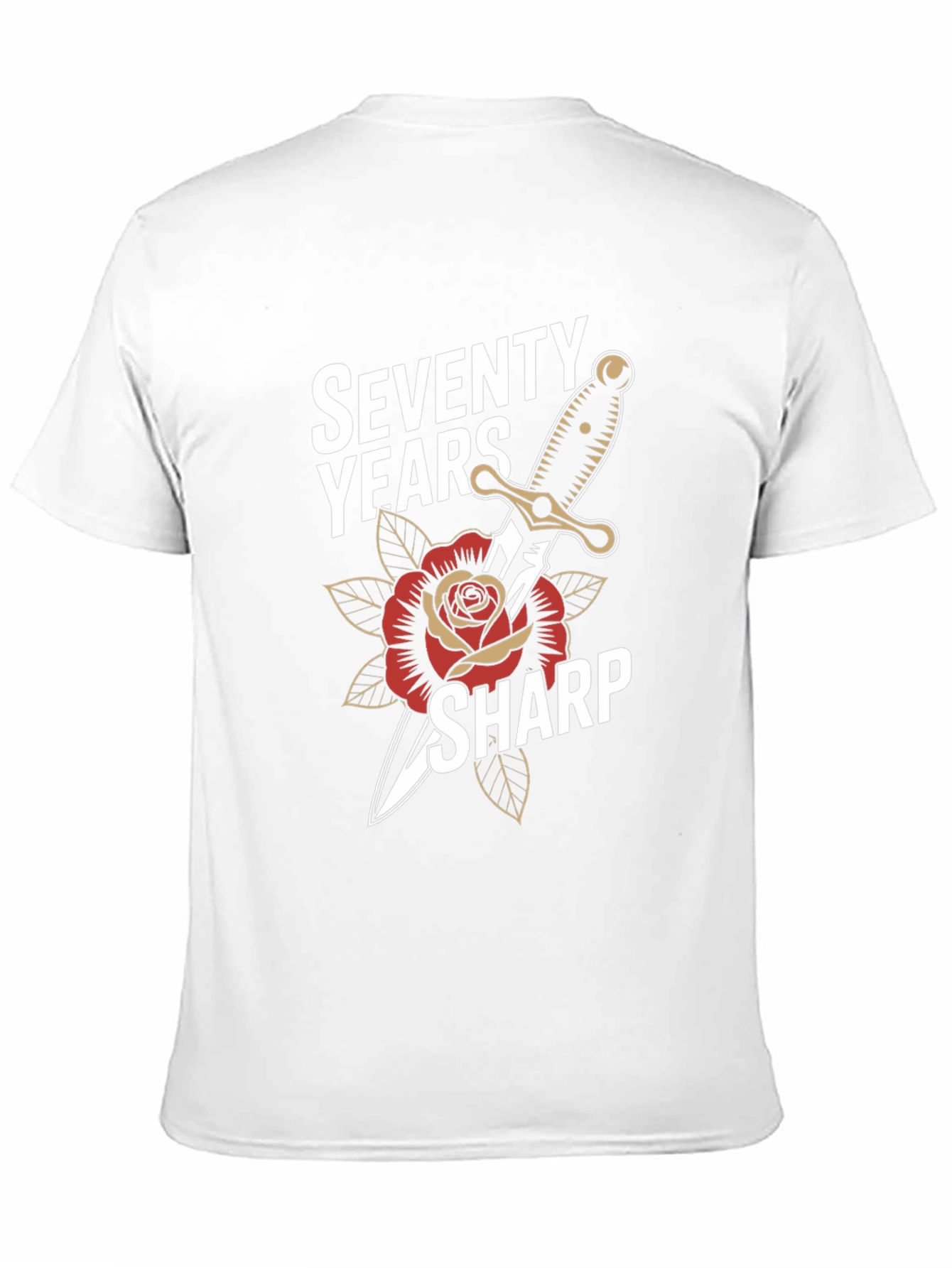 Seventy Years Sharp Graphic T-Shirt