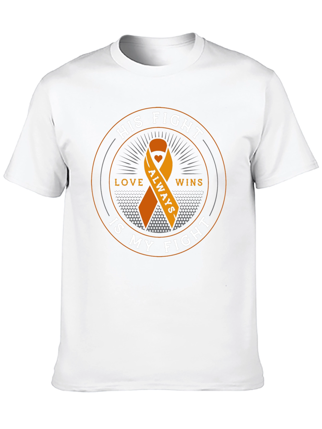 His Fight Is My Fight Awareness Ribbon T-Shirt