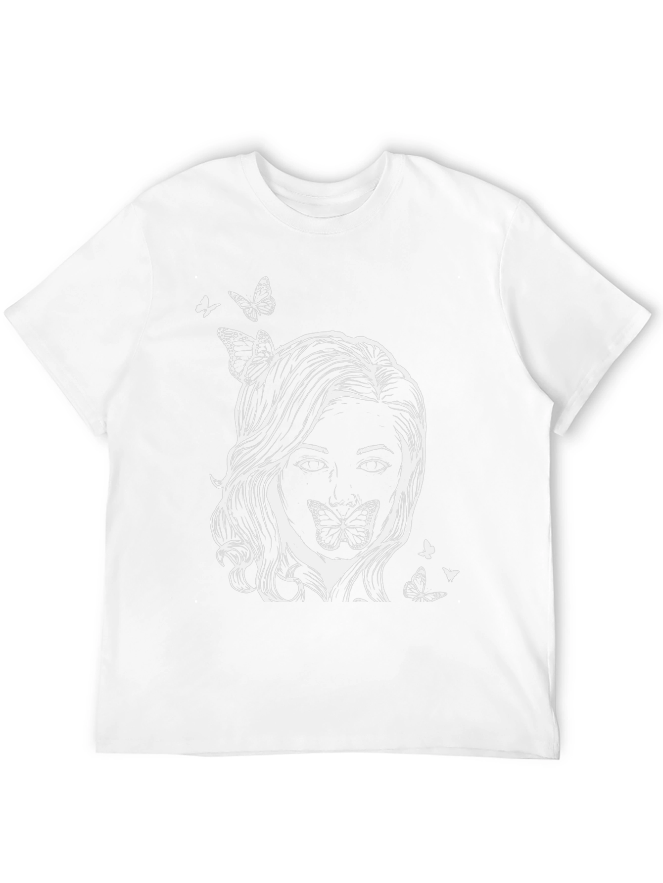 Butterfly Face Graphic T-Shirt - Unisex