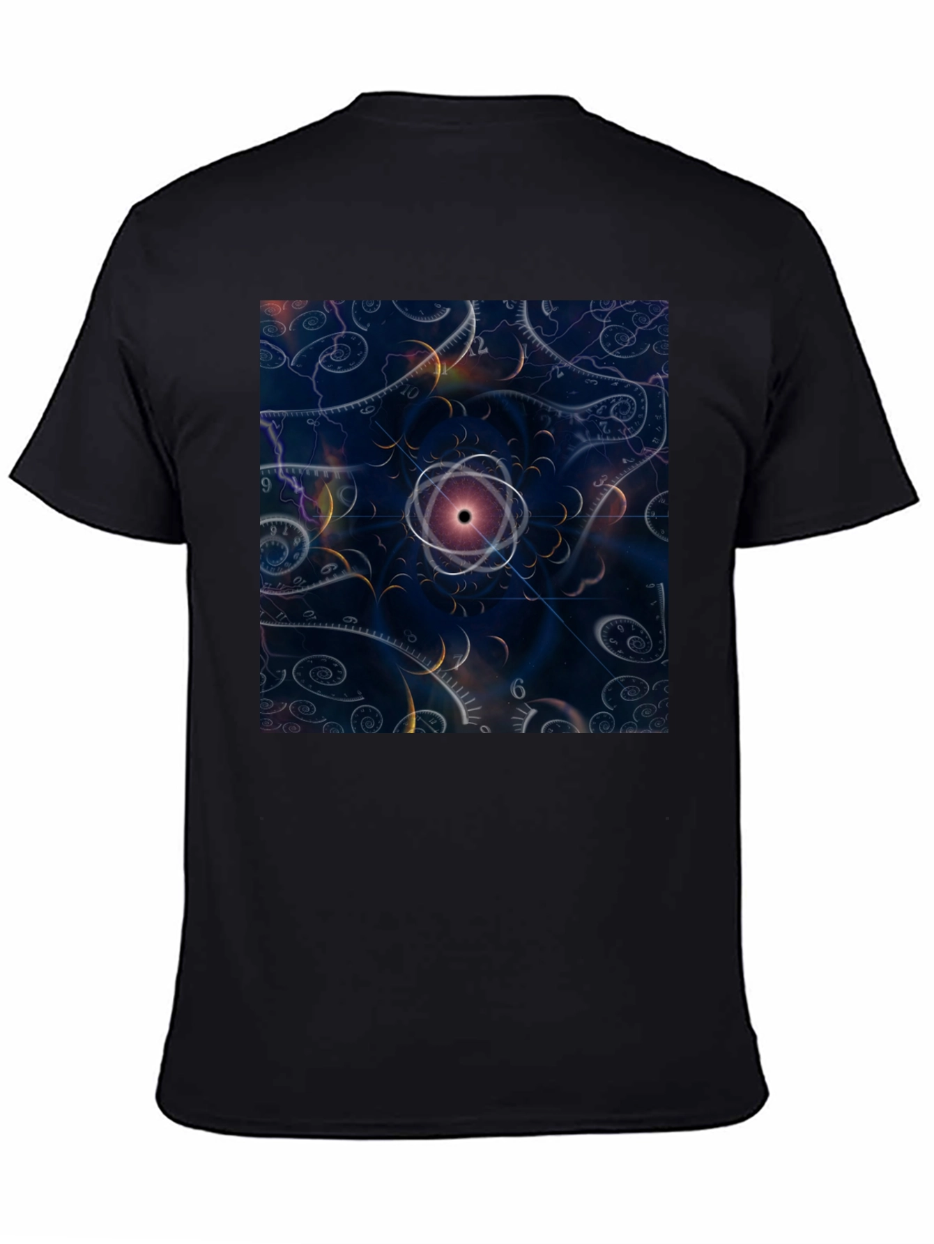 Cosmic Atom Graphic Tee - Black