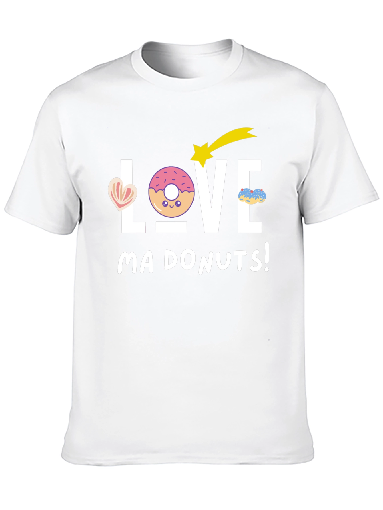 Love Ma Donuts! Black T-Shirt
