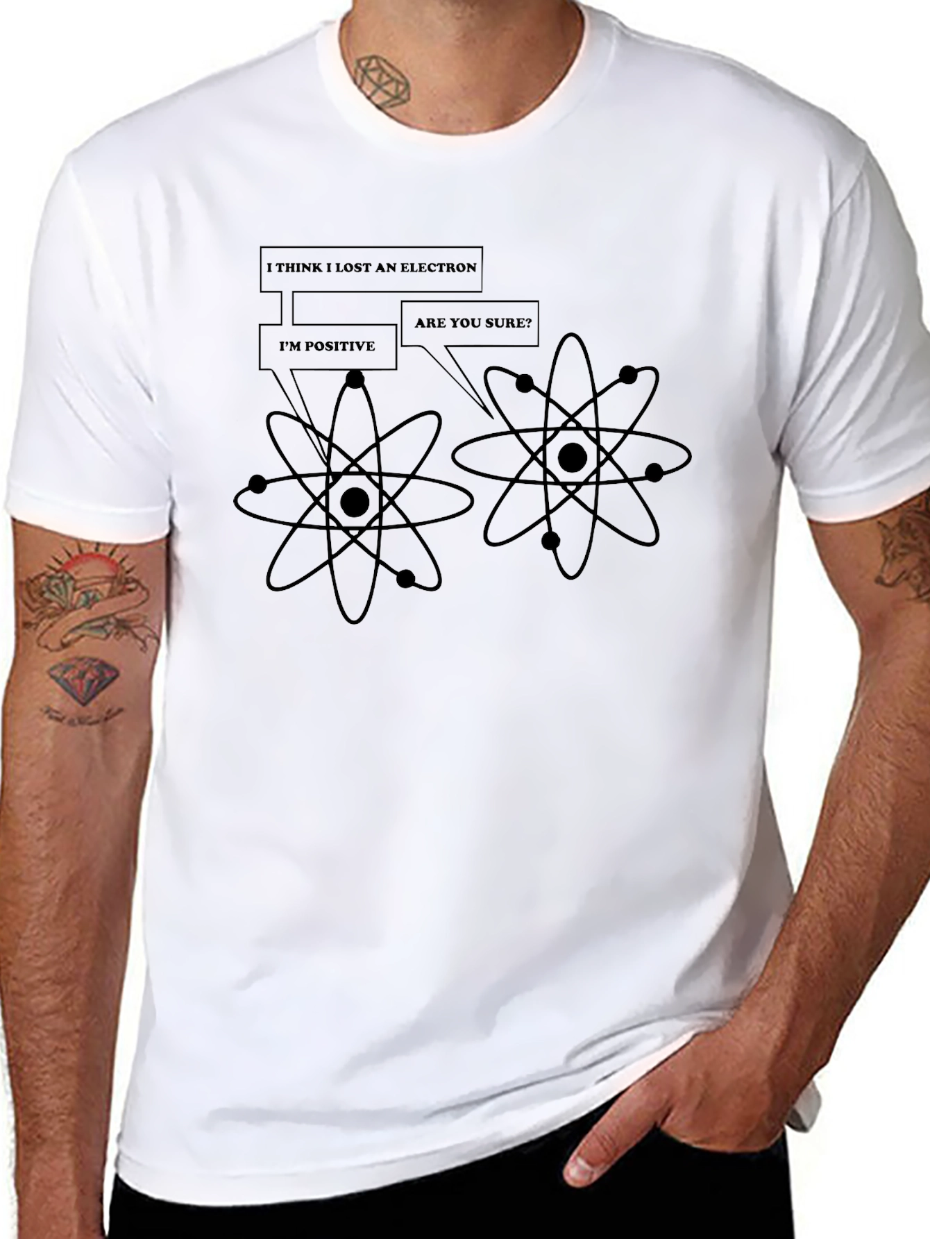 Funny Science T-Shirt - I Lost an Electron