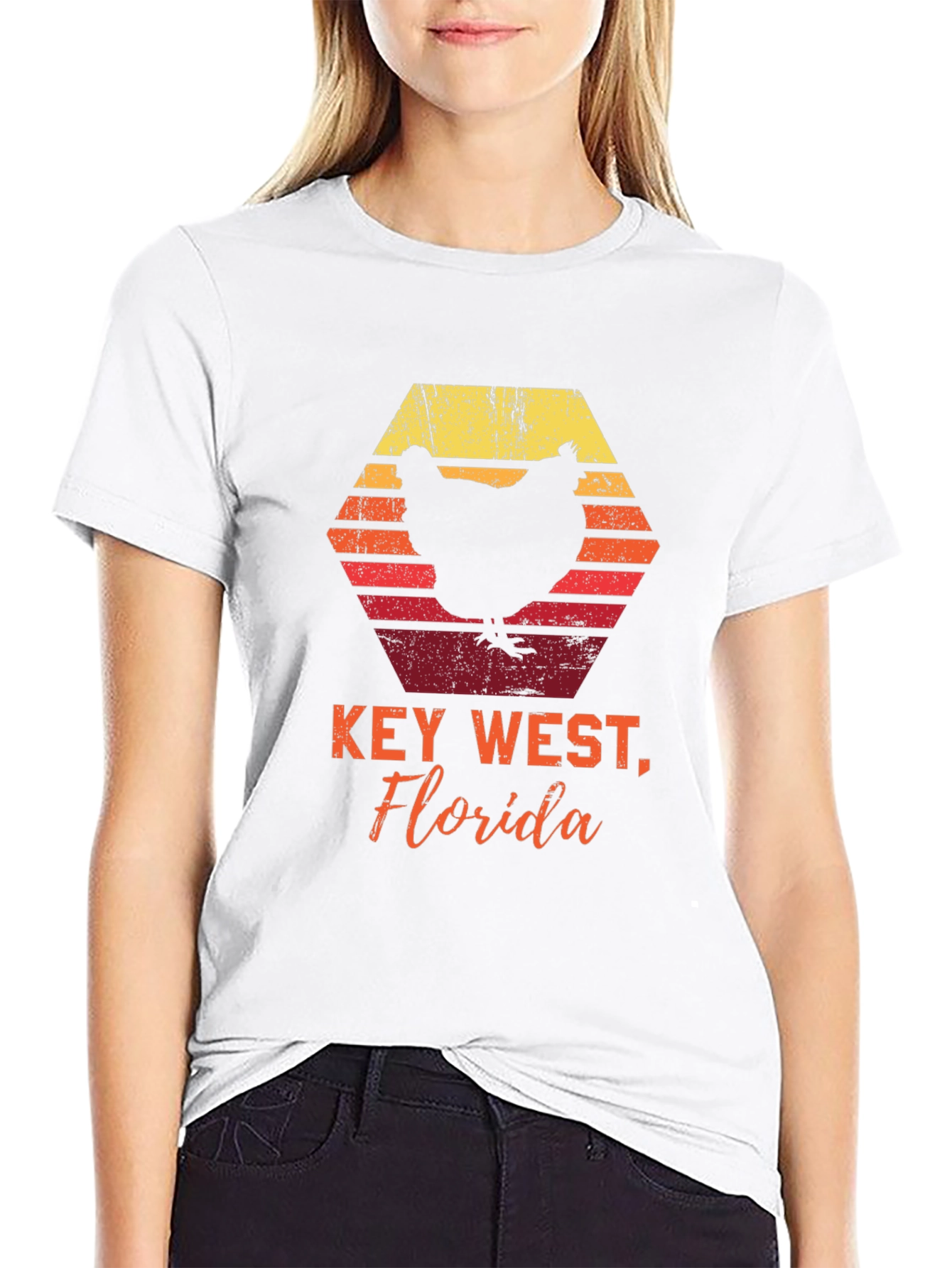 Key West Florida Chicken Graphic Tee