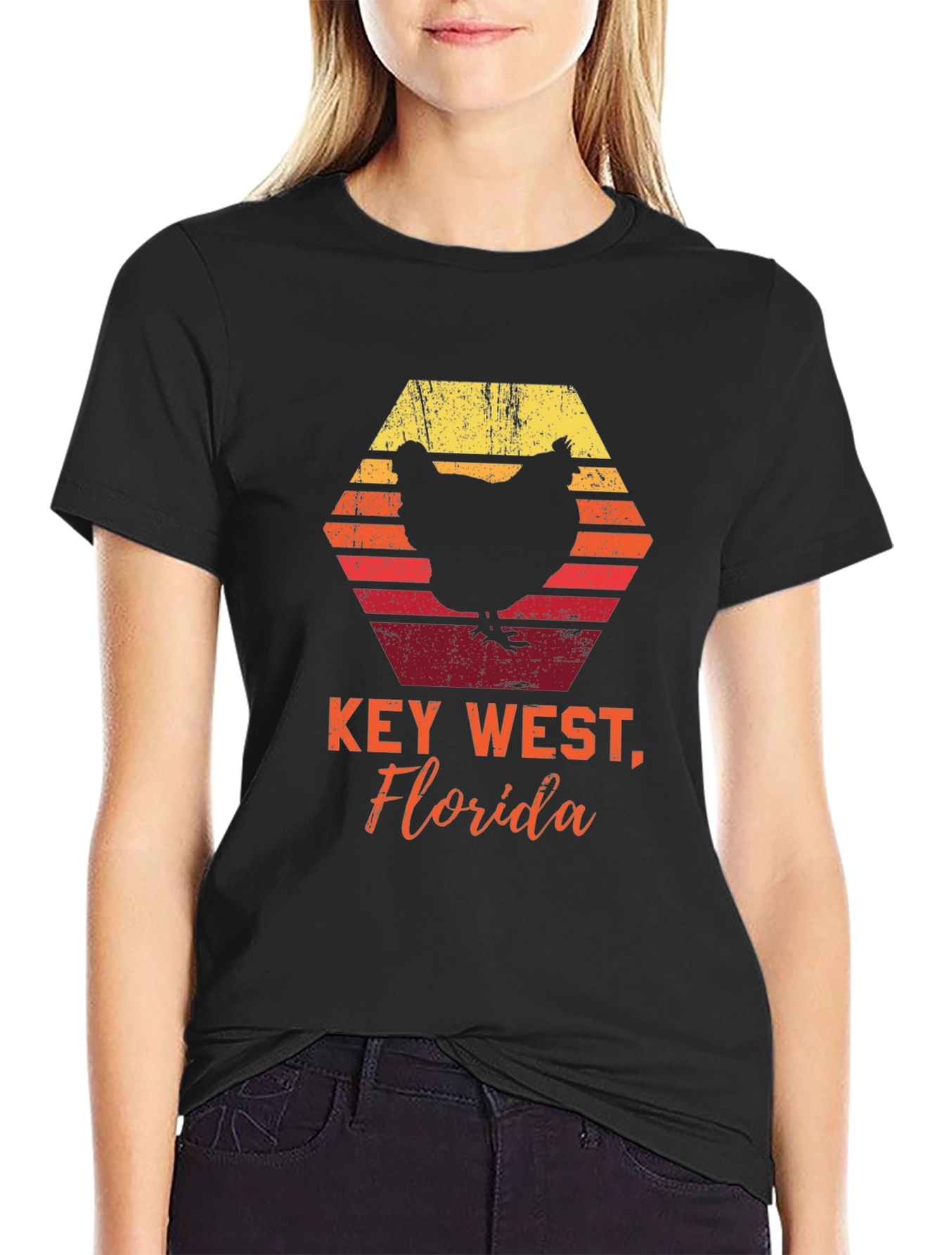 Key West Florida Chicken Graphic Tee