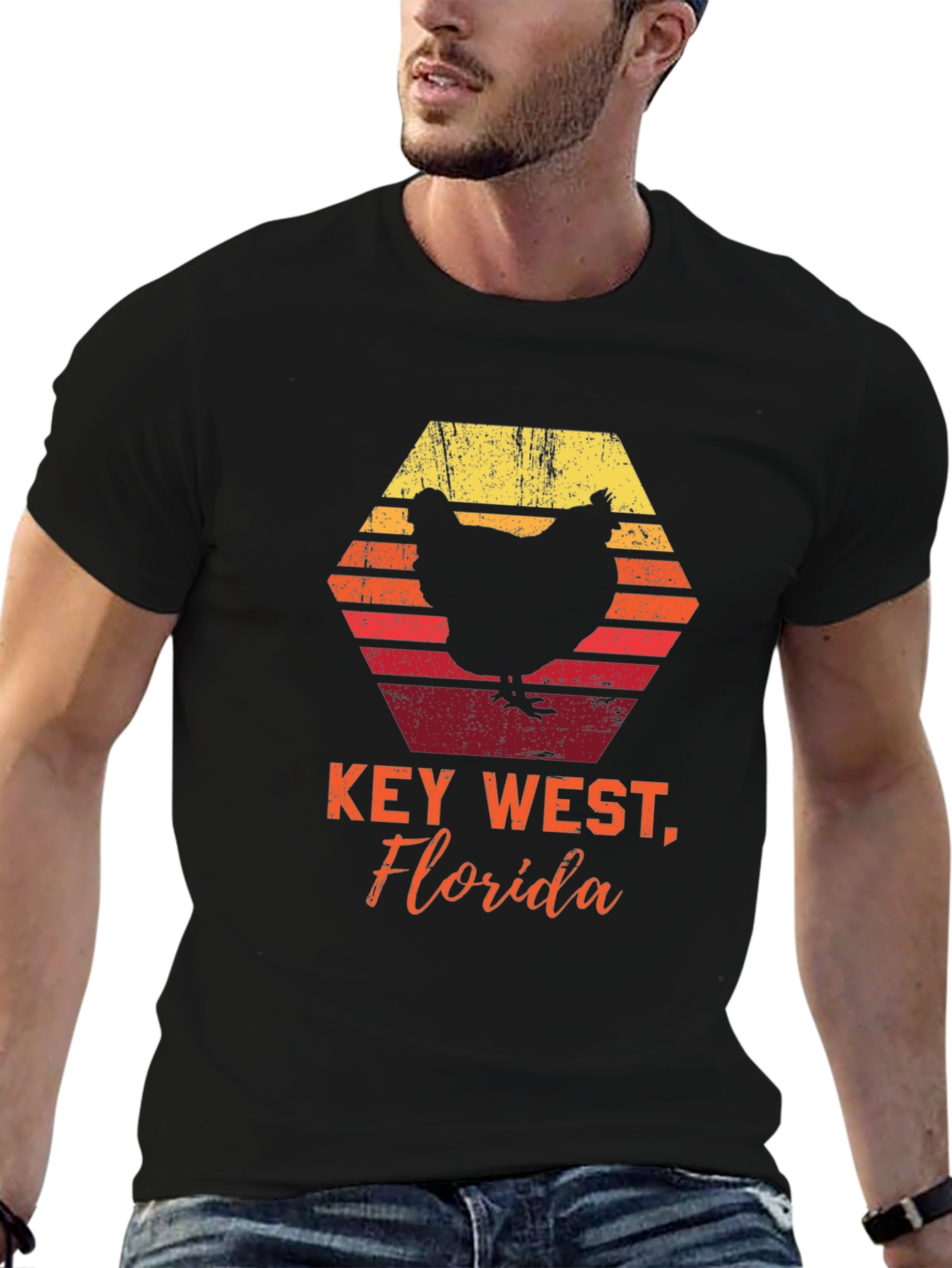 Key West Florida Chicken Graphic Tee