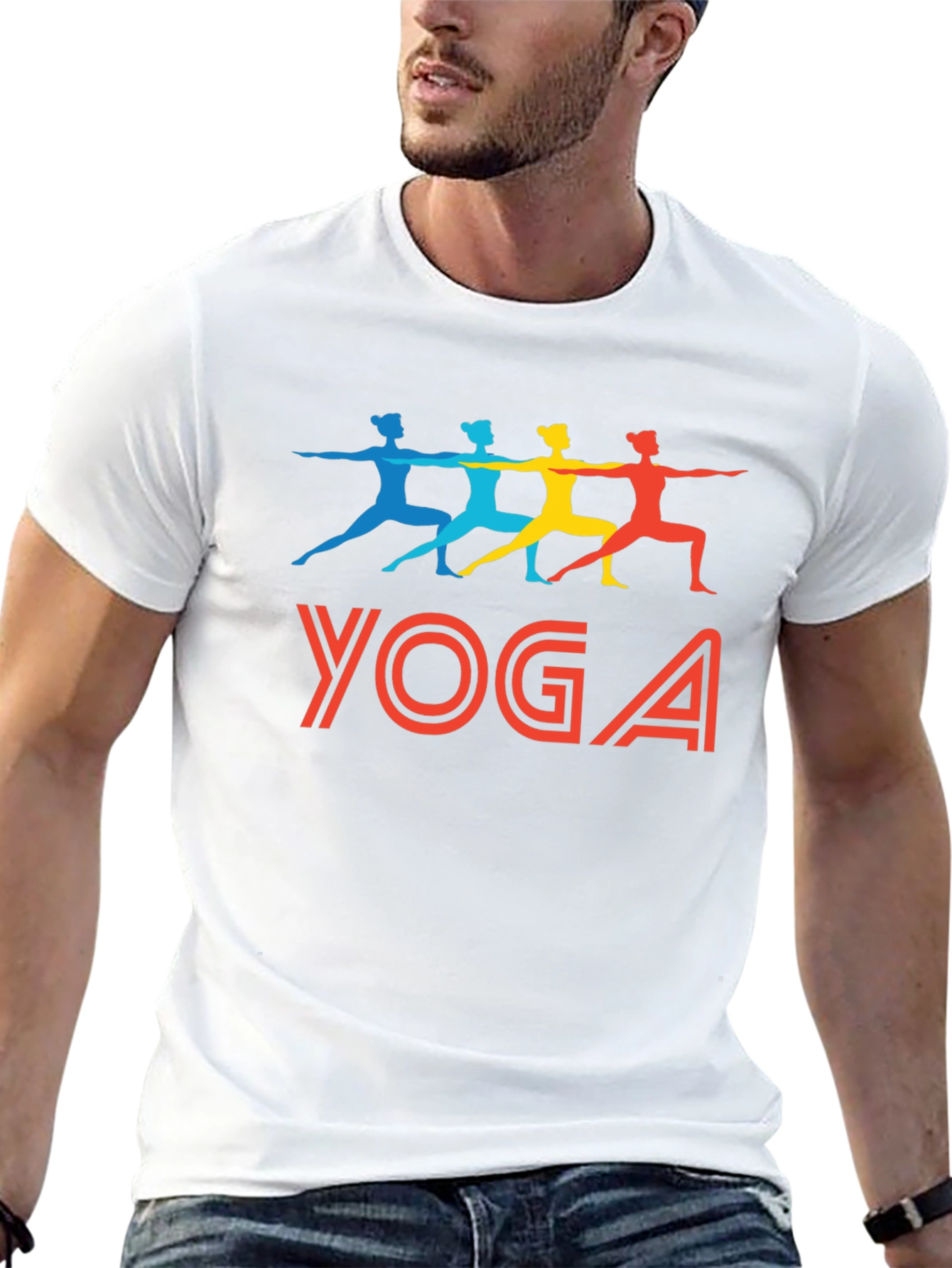 Yoga Graphic Tee - Mens Black T-Shirt