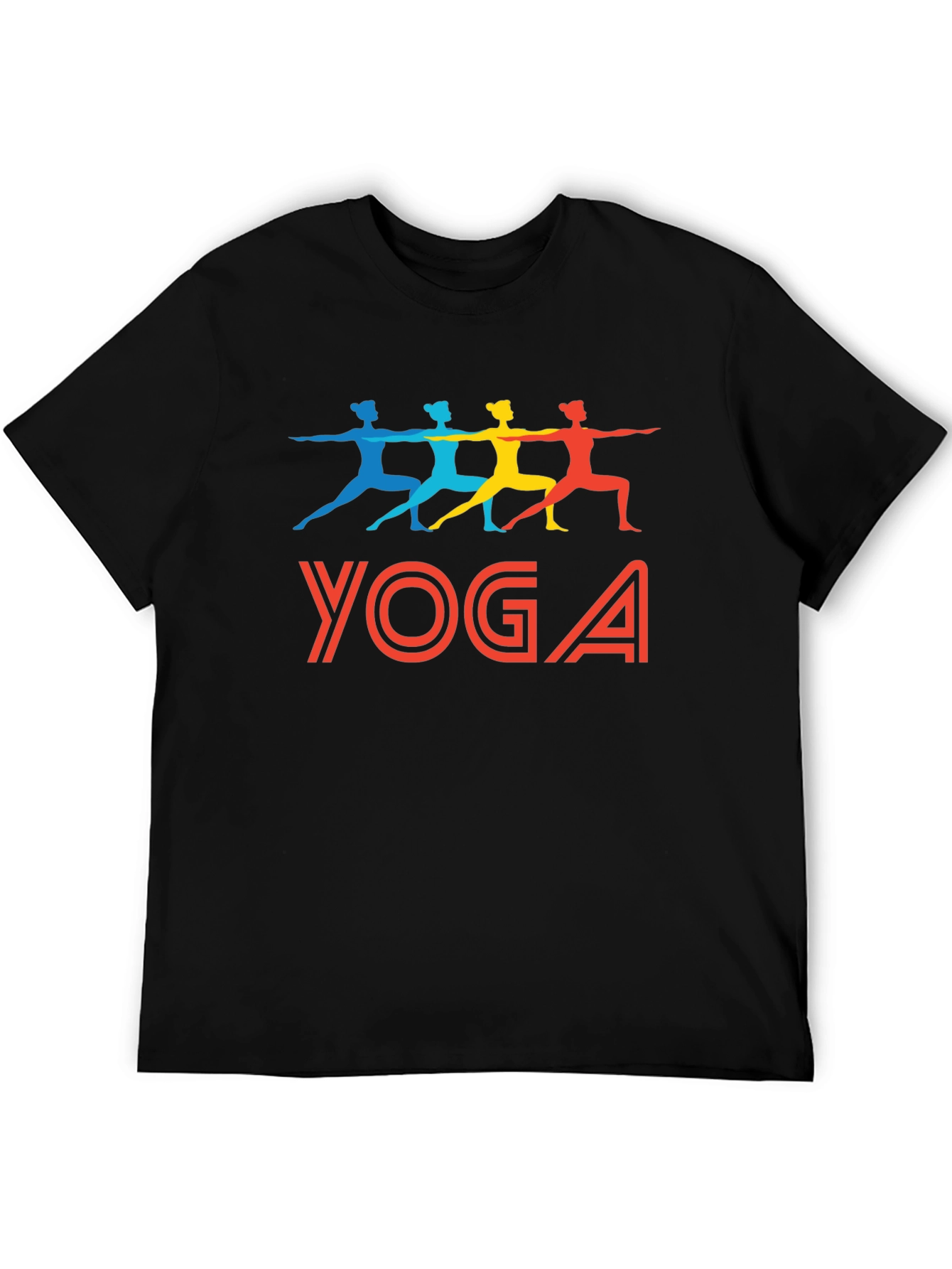 Yoga Graphic Tee - Mens Black T-Shirt
