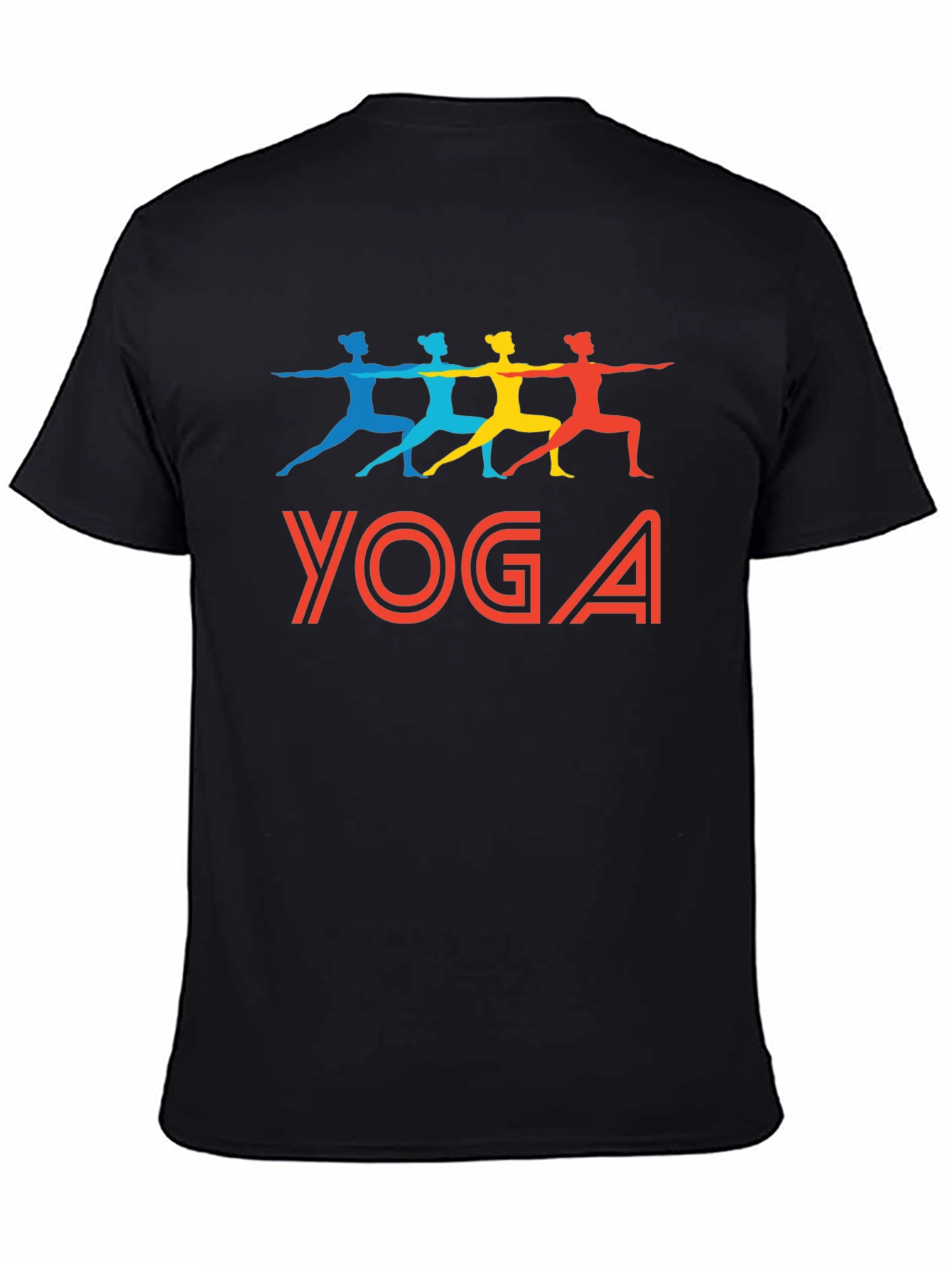 Yoga Graphic Tee - Mens Black T-Shirt