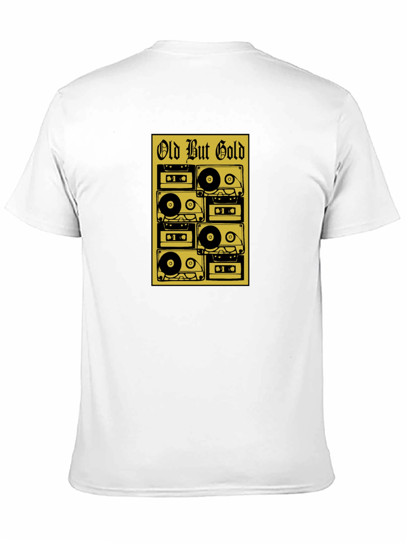 Retro Cassette Tape T-Shirt - Old But Gold