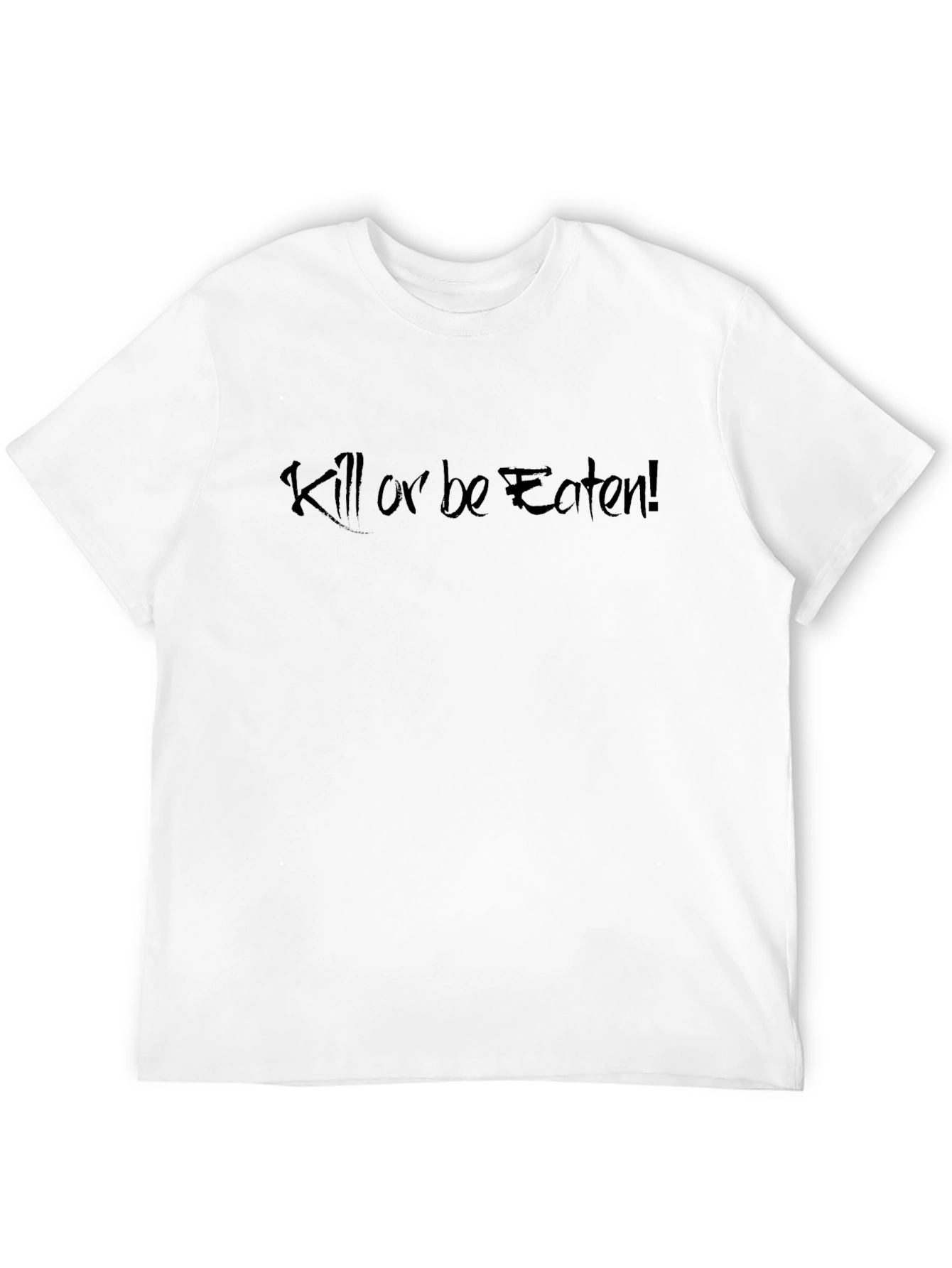 Kill or Be Eaten Black Graphic Tee
