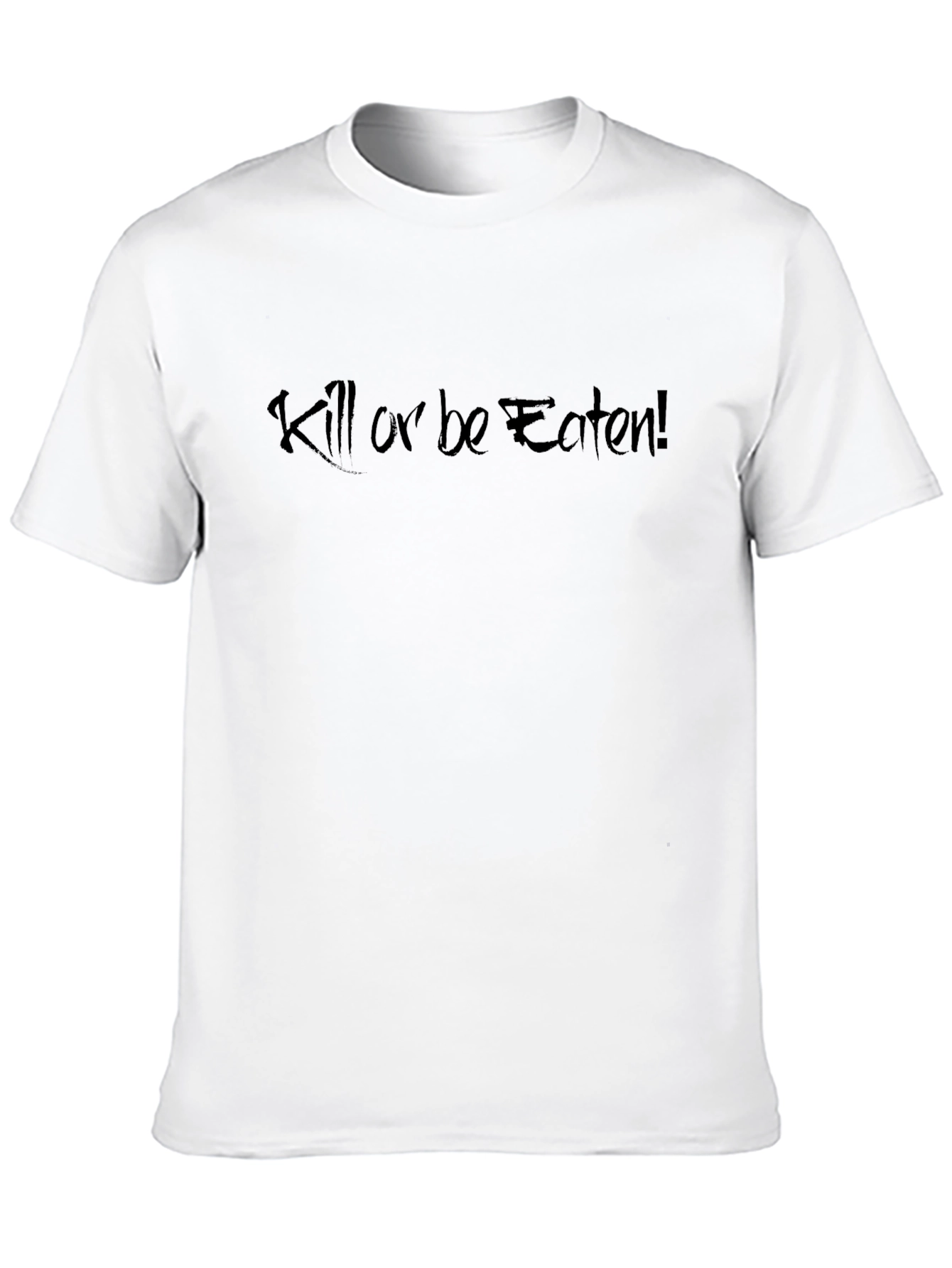 Kill or Be Eaten Black Graphic Tee